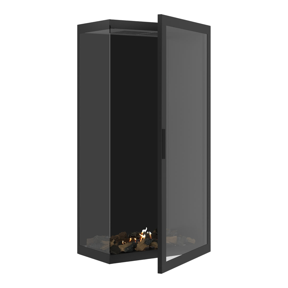 Base Vertical Hoekhaard Links Volle Glas 70 x 180 cm