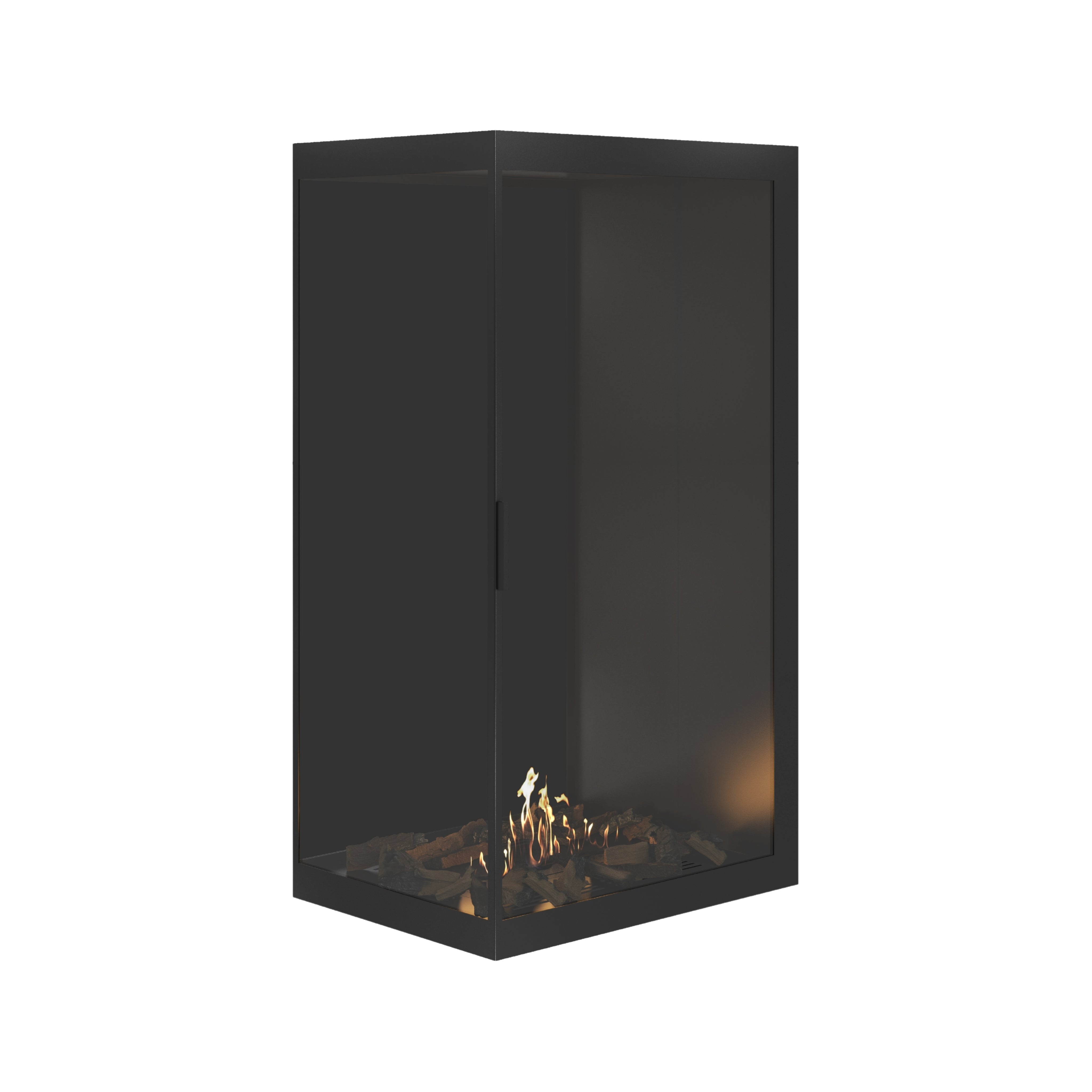 Base Vertical Hoekhaard Links Volle Glas 80 x 140 cm