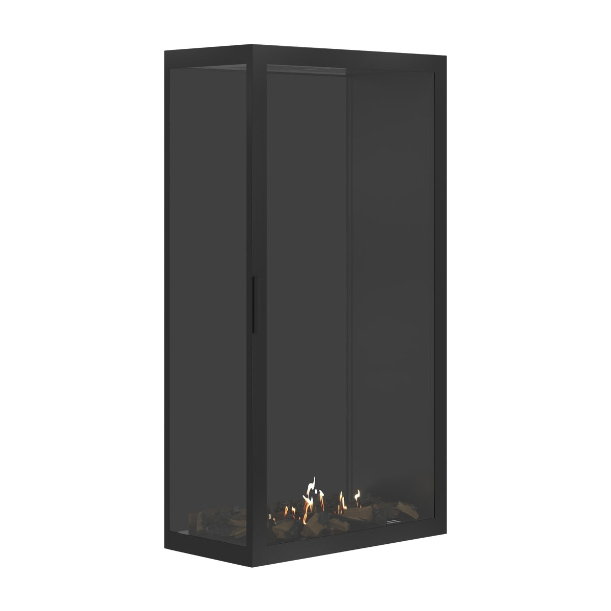 Base Vertical Hoekhaard Links Volle Glas 80 x 180 cm