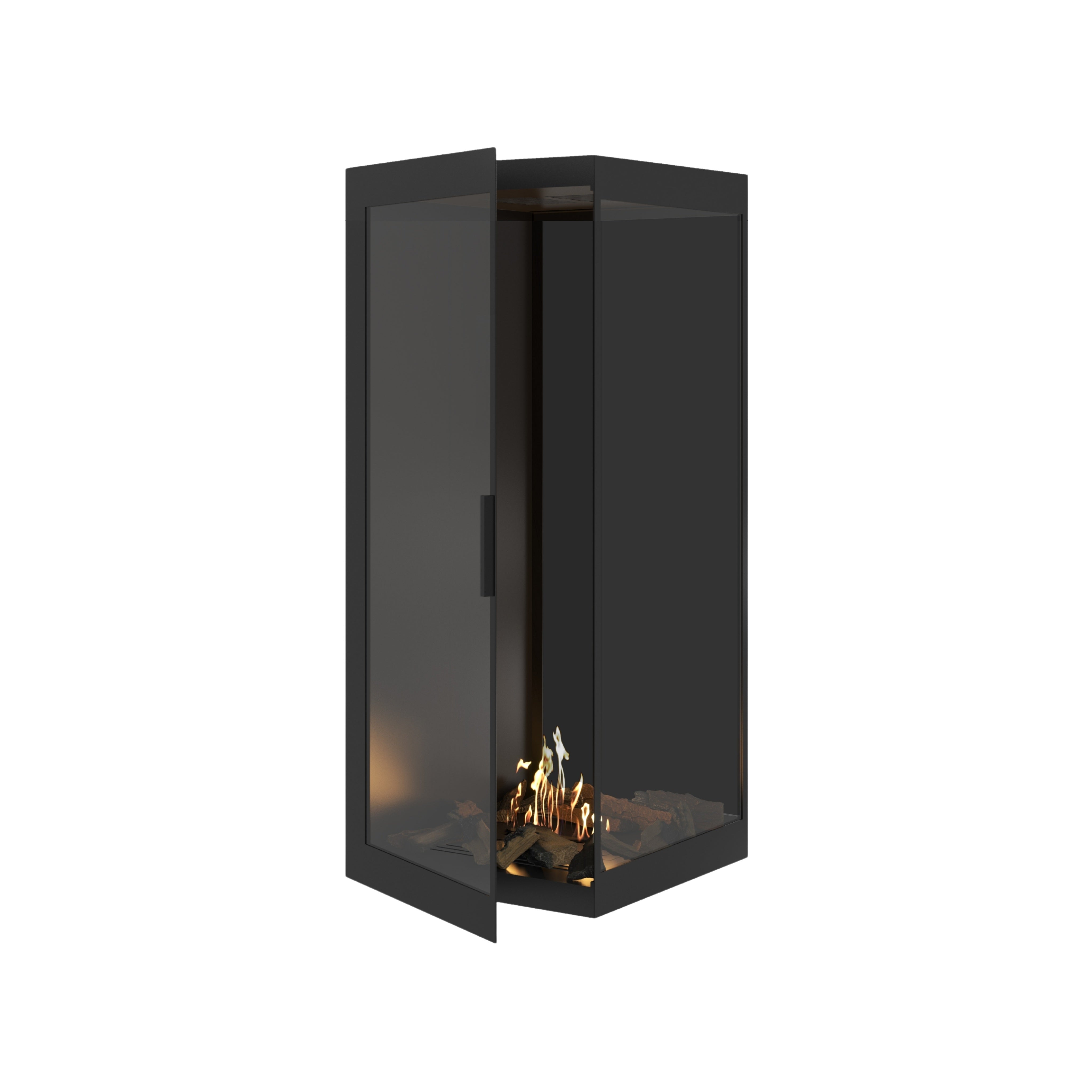 Base Vertical Hoekhaard Rechts Volle Glas 60 x 120 cm