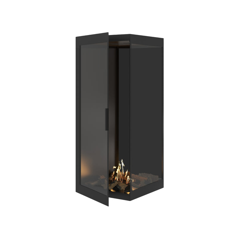 Base Vertical Hoekhaard Rechts Volle Glas 60 x 120 cm