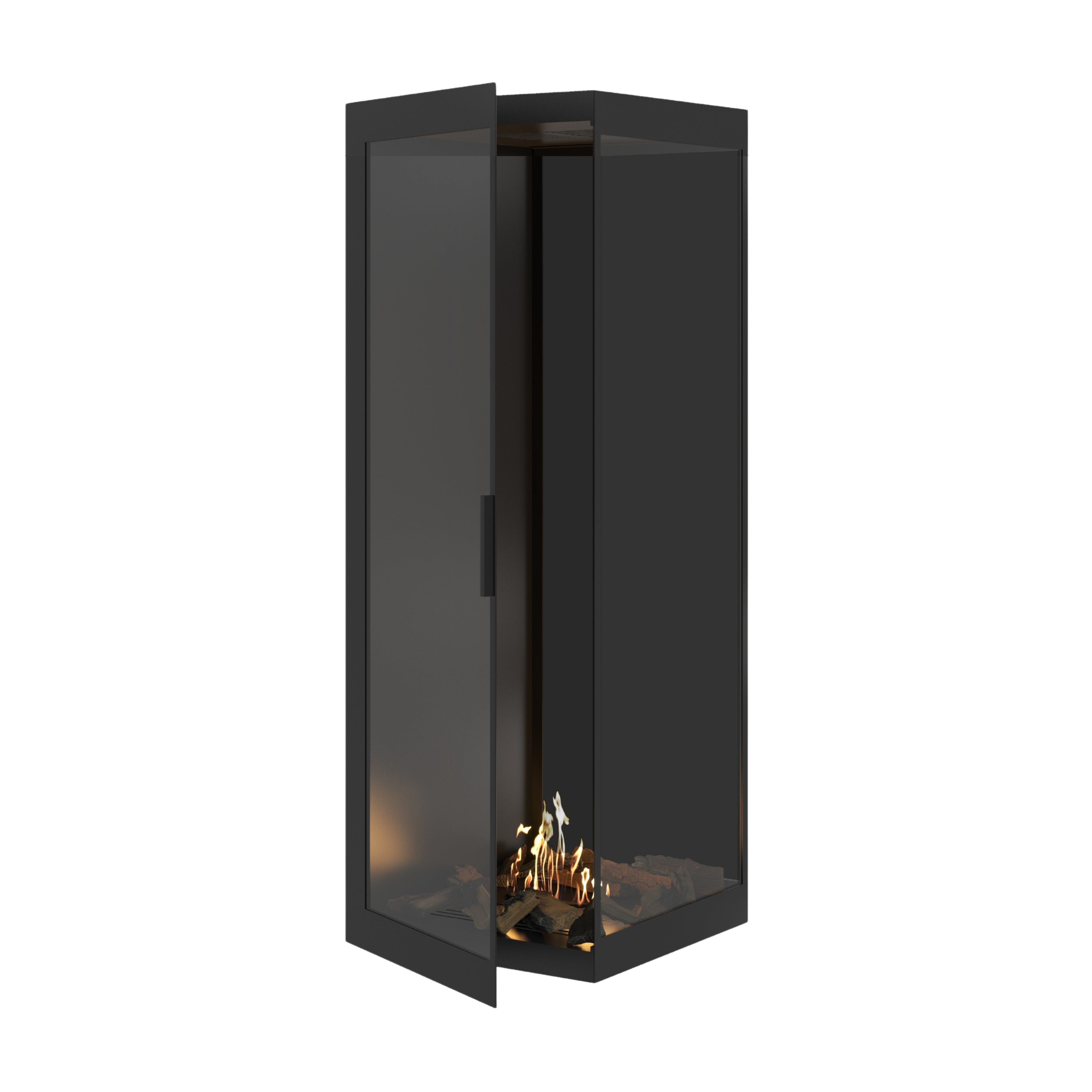 Base Vertical Hoekhaard Rechts Volle Glas 60 x 160 cm