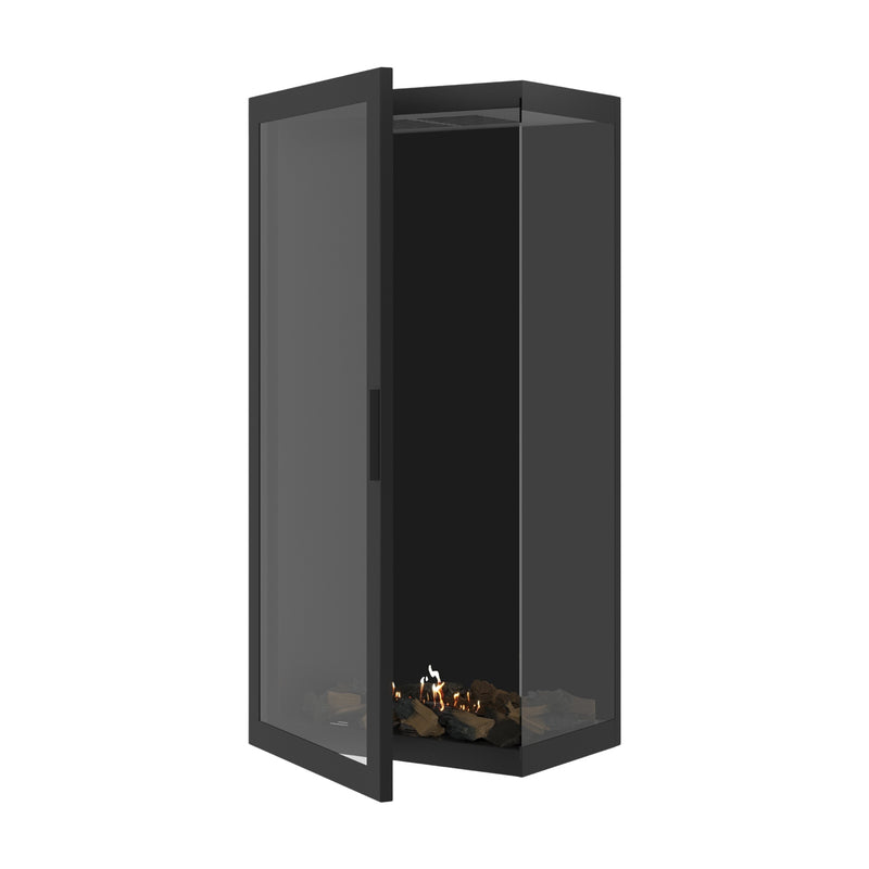 Base Vertical Hoekhaard Rechts Volle Glas 60 x 160 cm