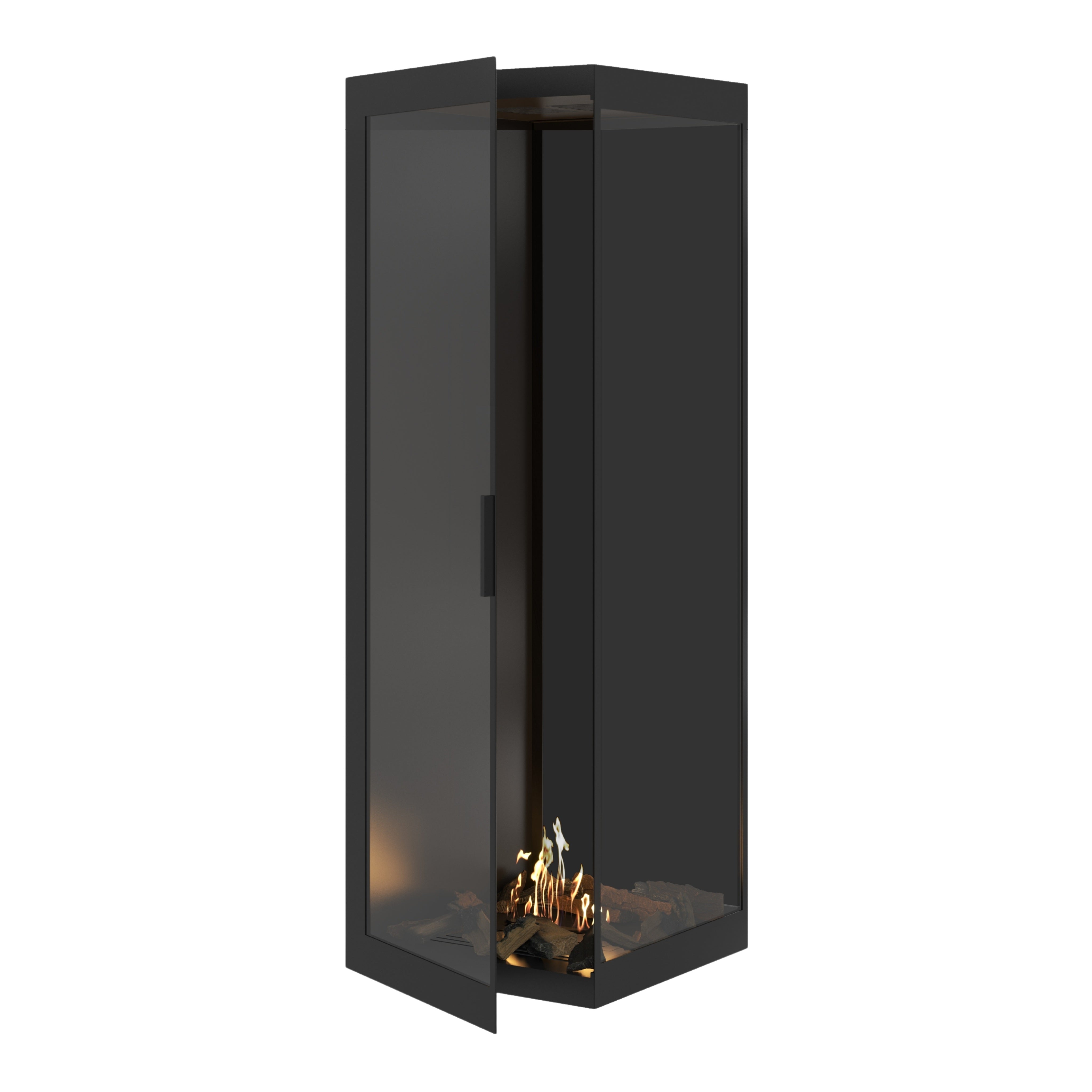 Base Vertical Hoekhaard Rechts Volle Glas 60 x 180 cm