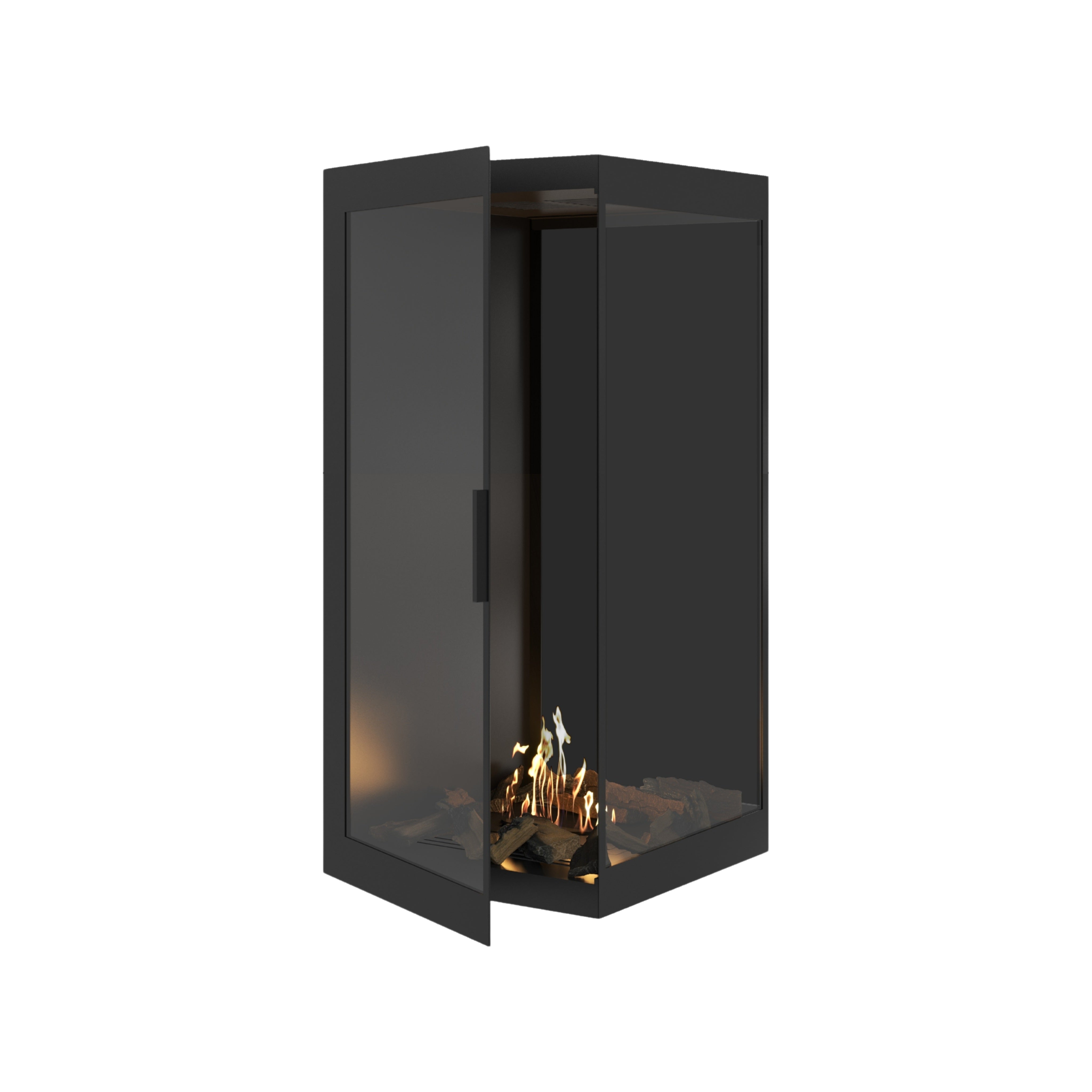 Base Vertical Hoekhaard Rechts Volle Glas 70 x 120 cm