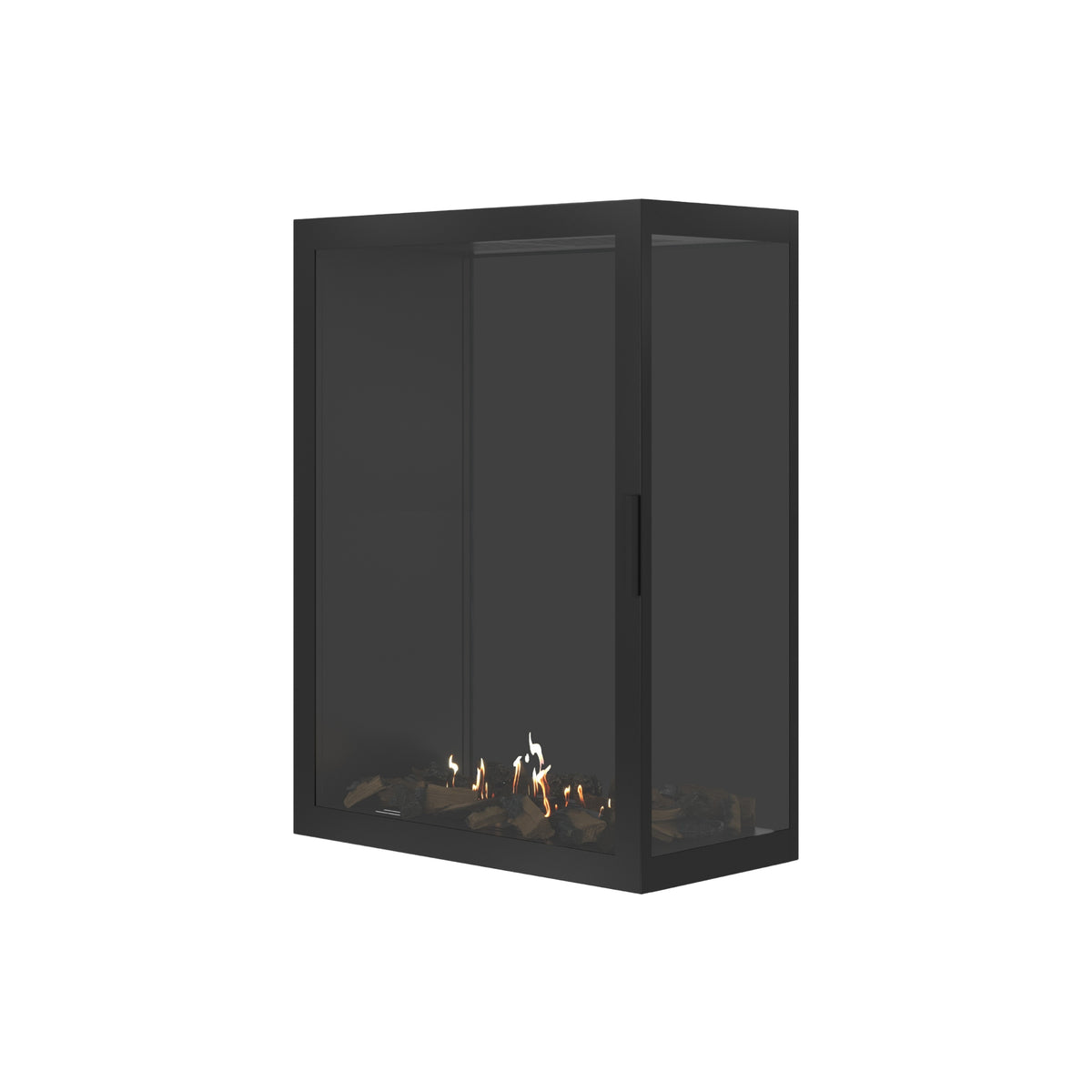 Base Vertical Hoekhaard Rechts Volle Glas 80 x 100 cm