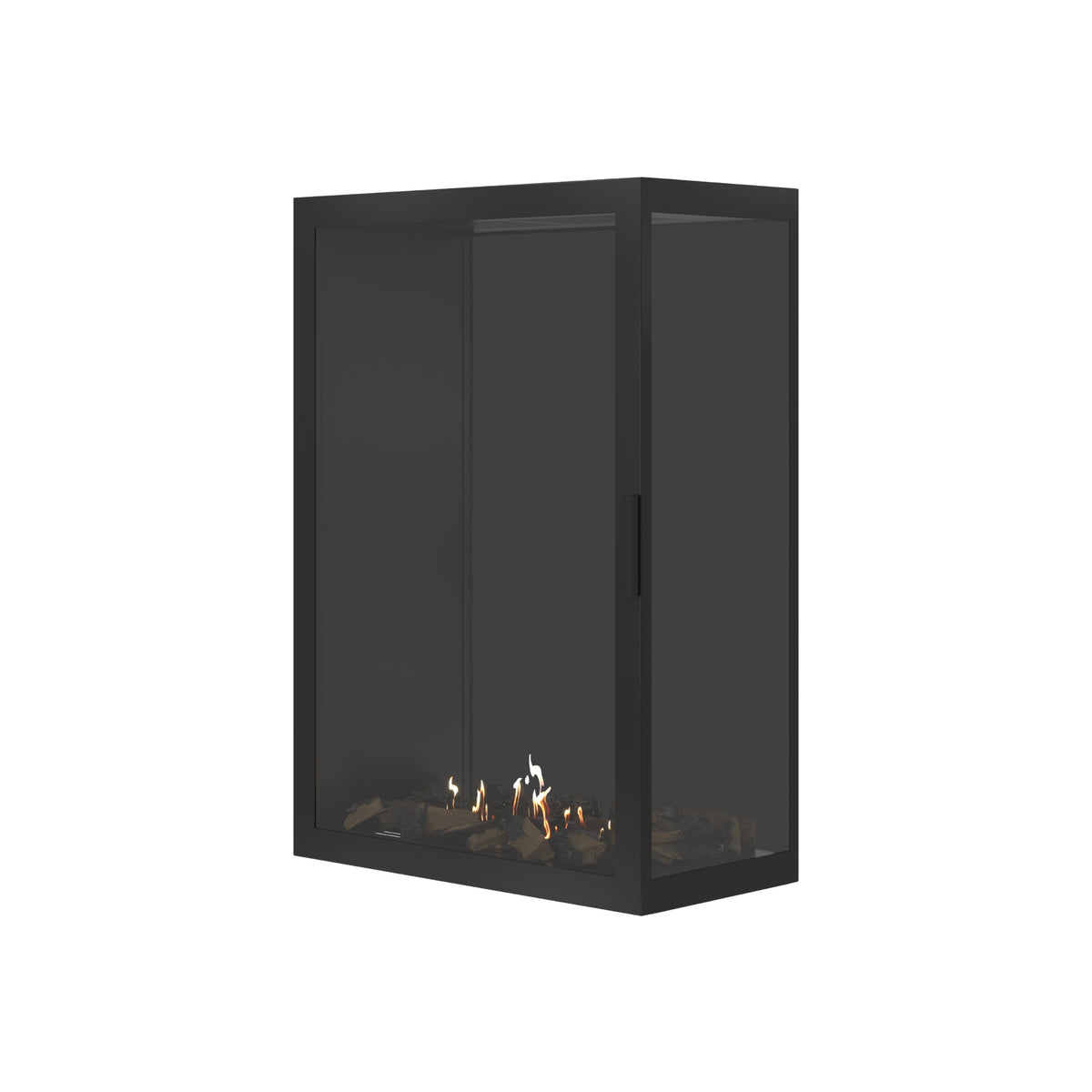 Base Vertical Hoekhaard Rechts Volle Glas 80 x 120 cm
