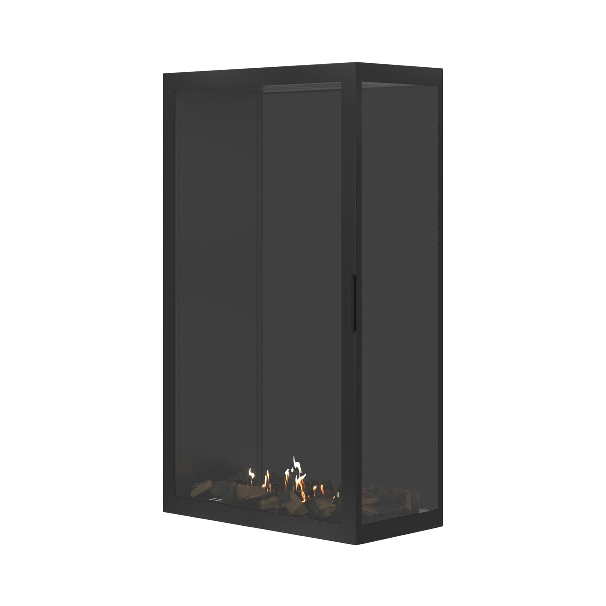 Base Vertical Hoekhaard Rechts Volle Glas 80 x 160 cm