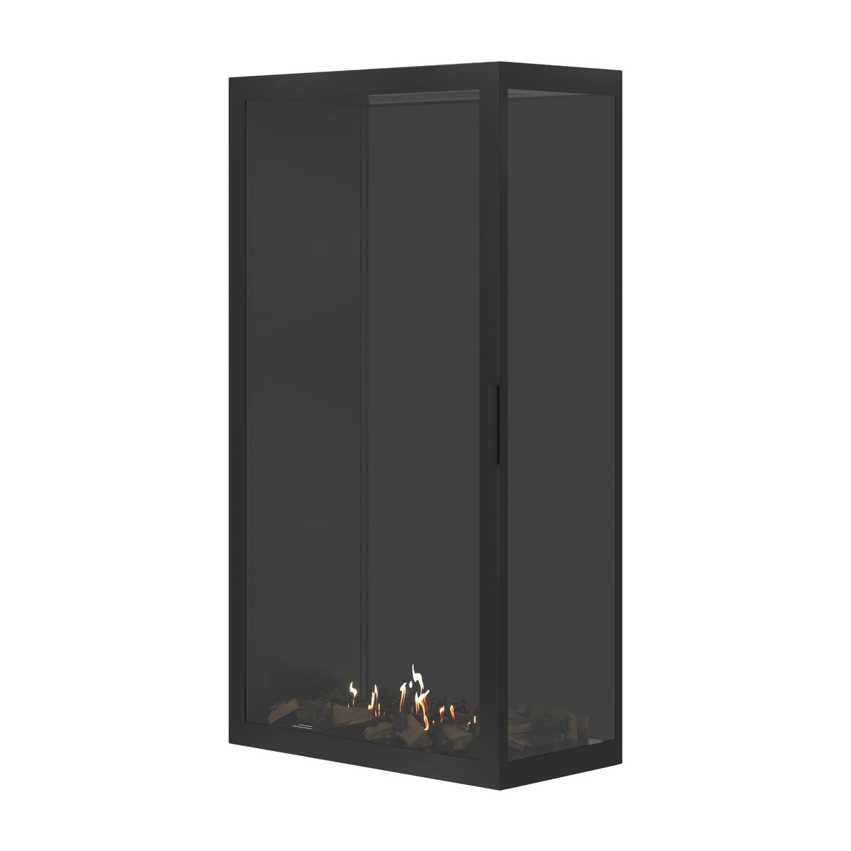 Base Vertical Hoekhaard Rechts Volle Glas 80 x 180 cm