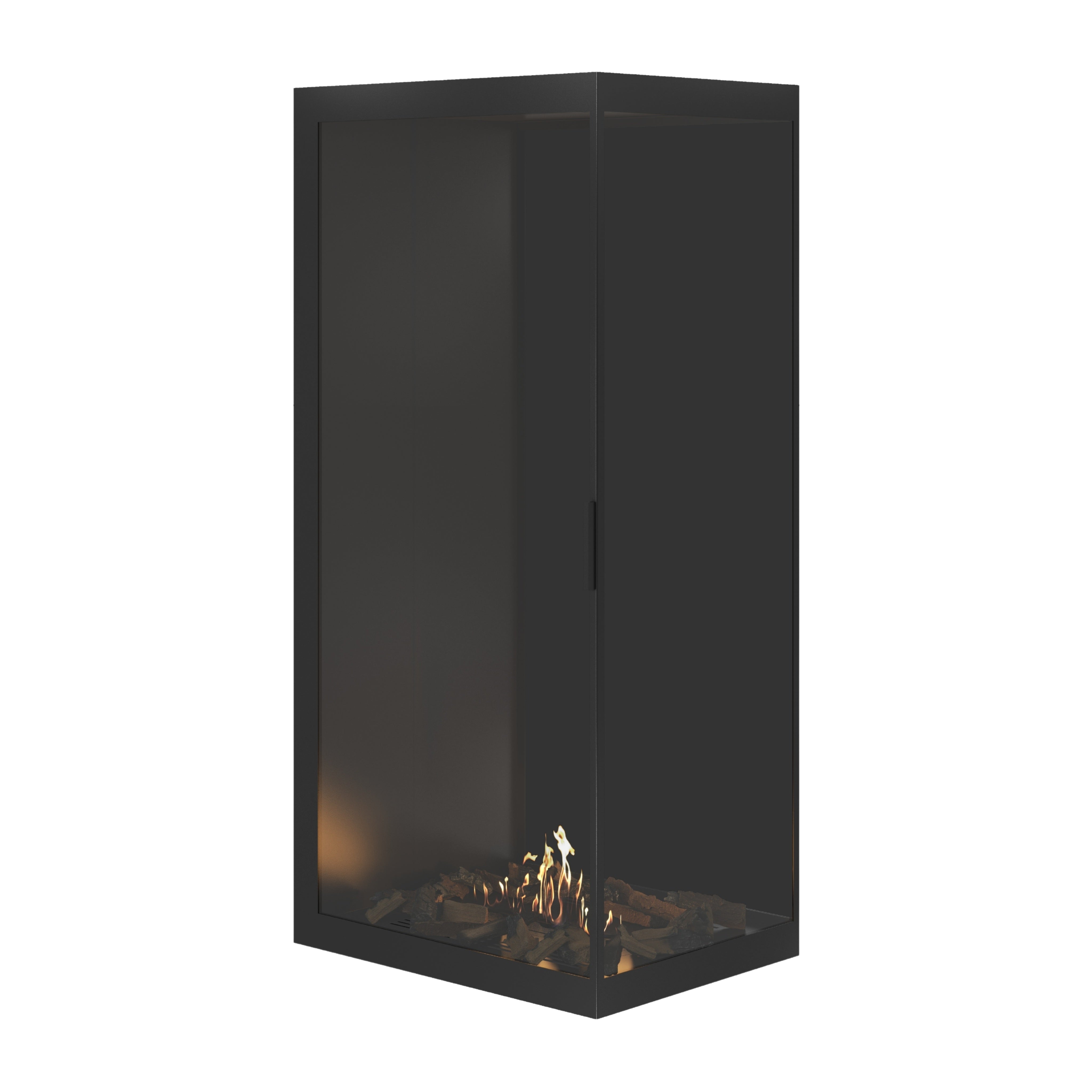 Base Vertical Hoekhaard Rechts Volle Glas 80 x 180 cm