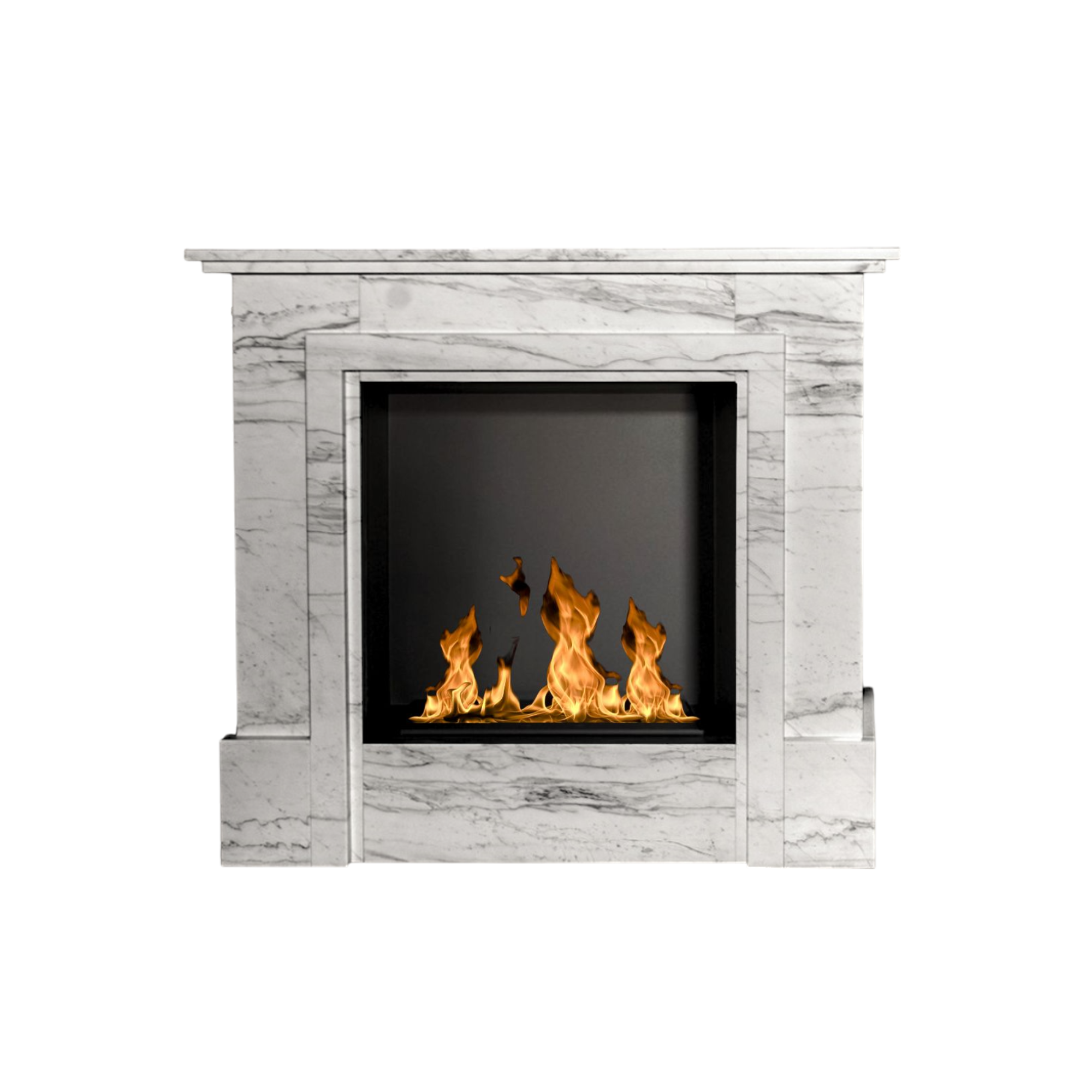 Antique Pirgon Bio Fireplace With Chimney
