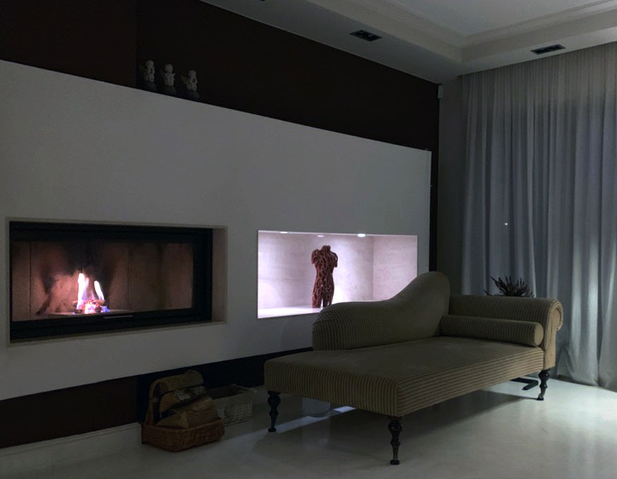 Eco Black Bio-Ethanol Fireplace Insert 40 CM