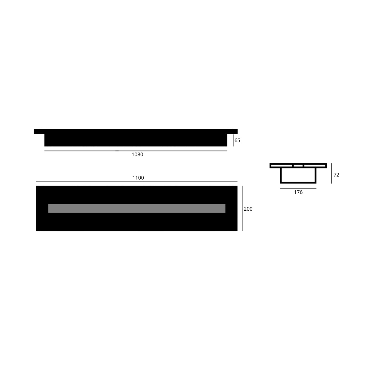 BIO ETHANOL LINE BRANDER 110 CM