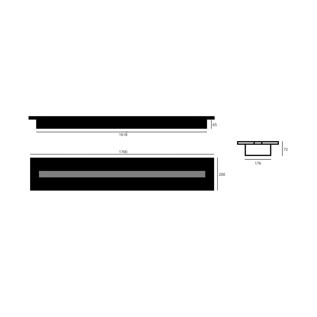 BIO ETHANOL LINE BRANDER 170 CM