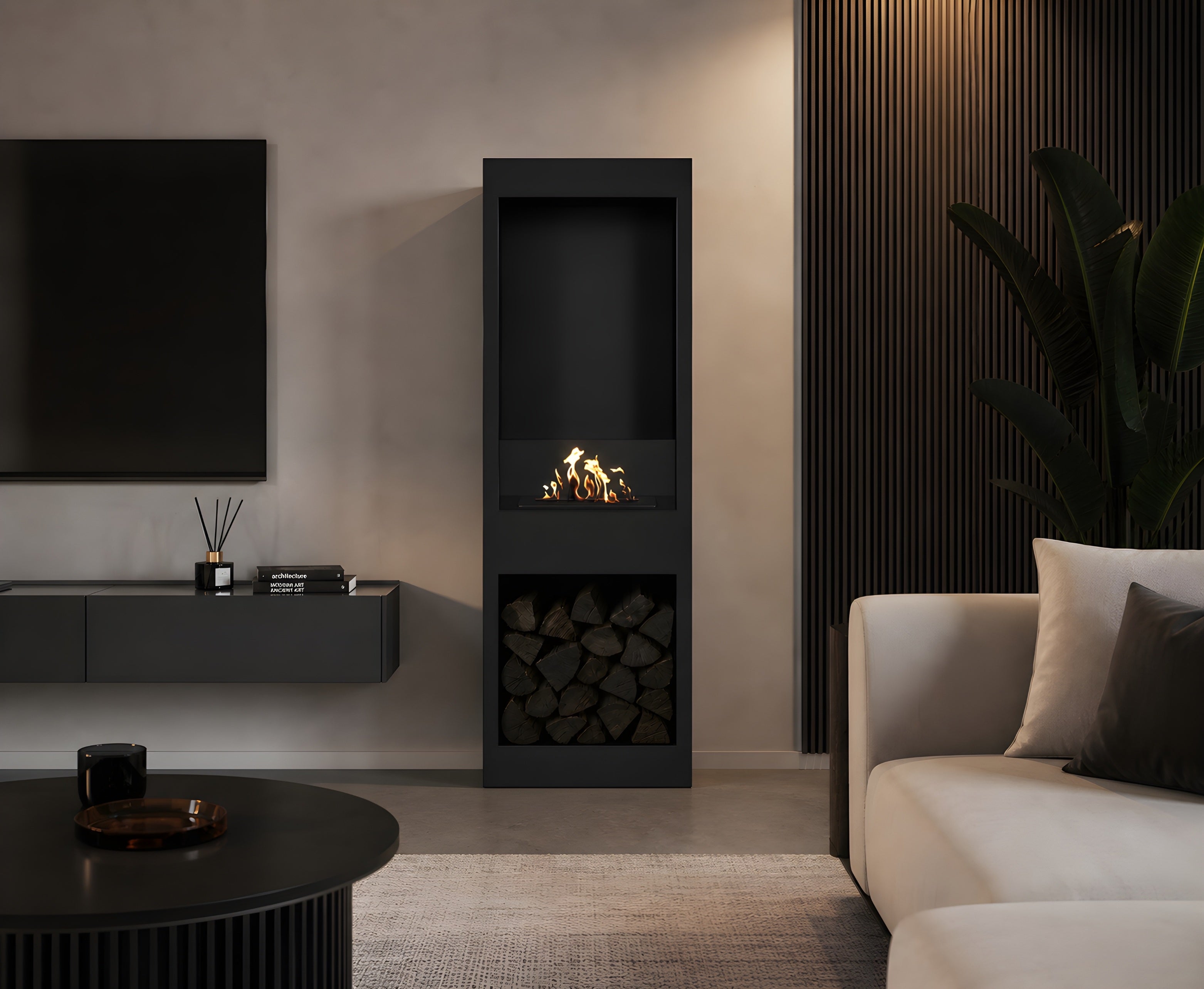 Blink Bio Ethanol Vrijstaand Haard H140 cm