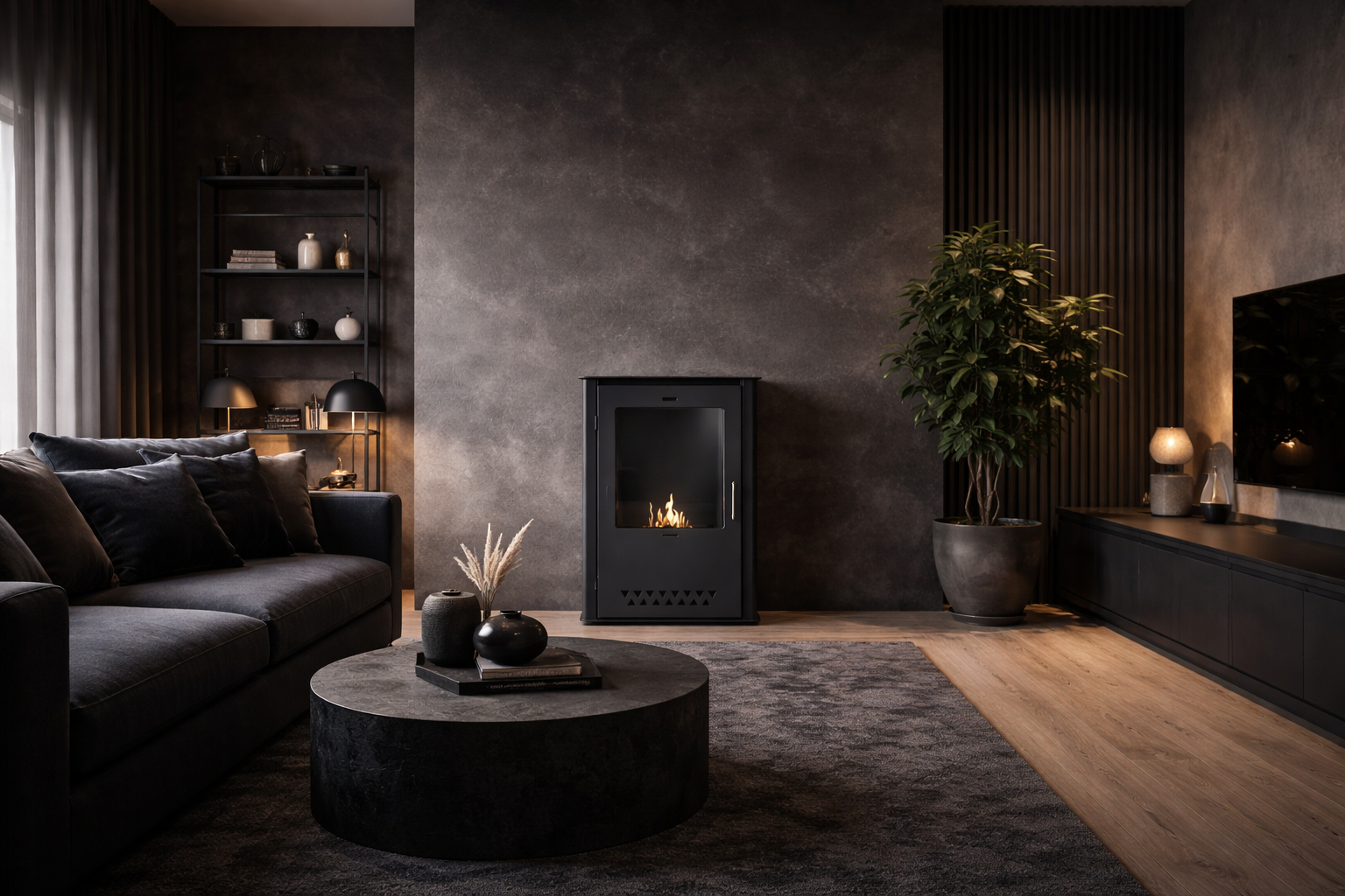 Calla Bio Ethanol Vrijstaand Kachel 68 cm