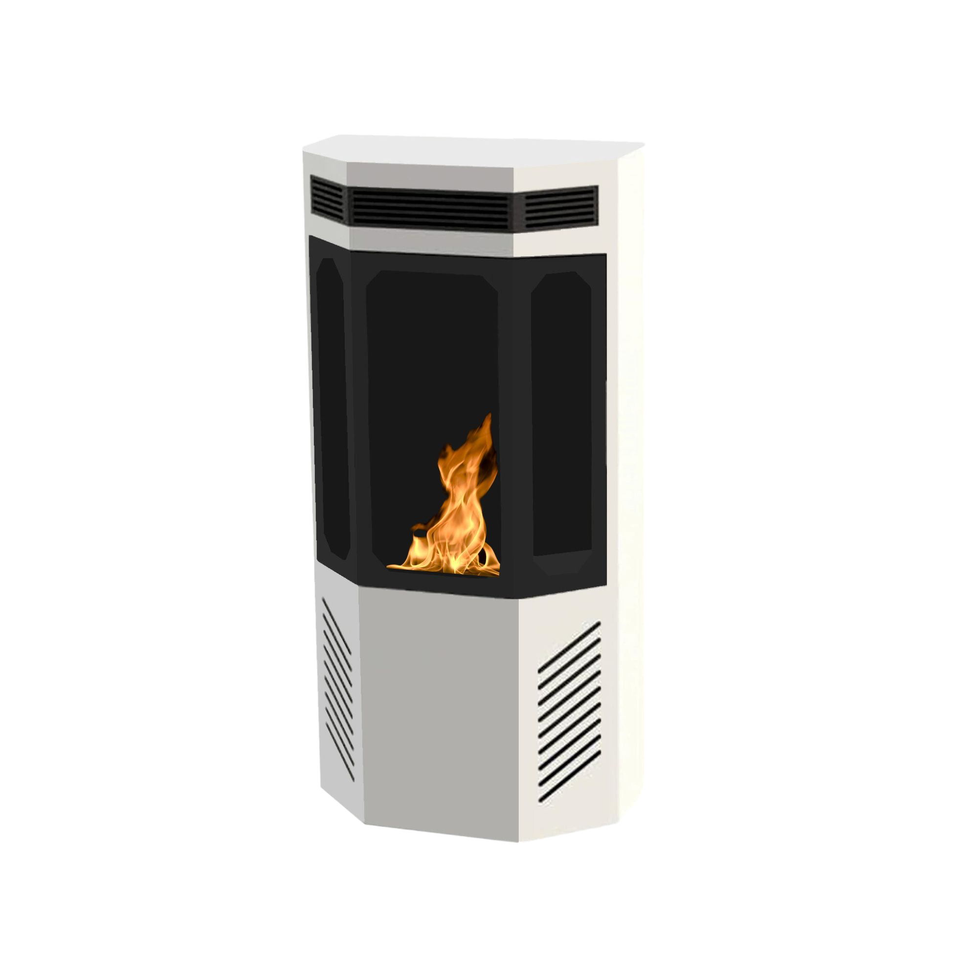 Dable Freestanding Bio-Ethanol Stove Fireplace