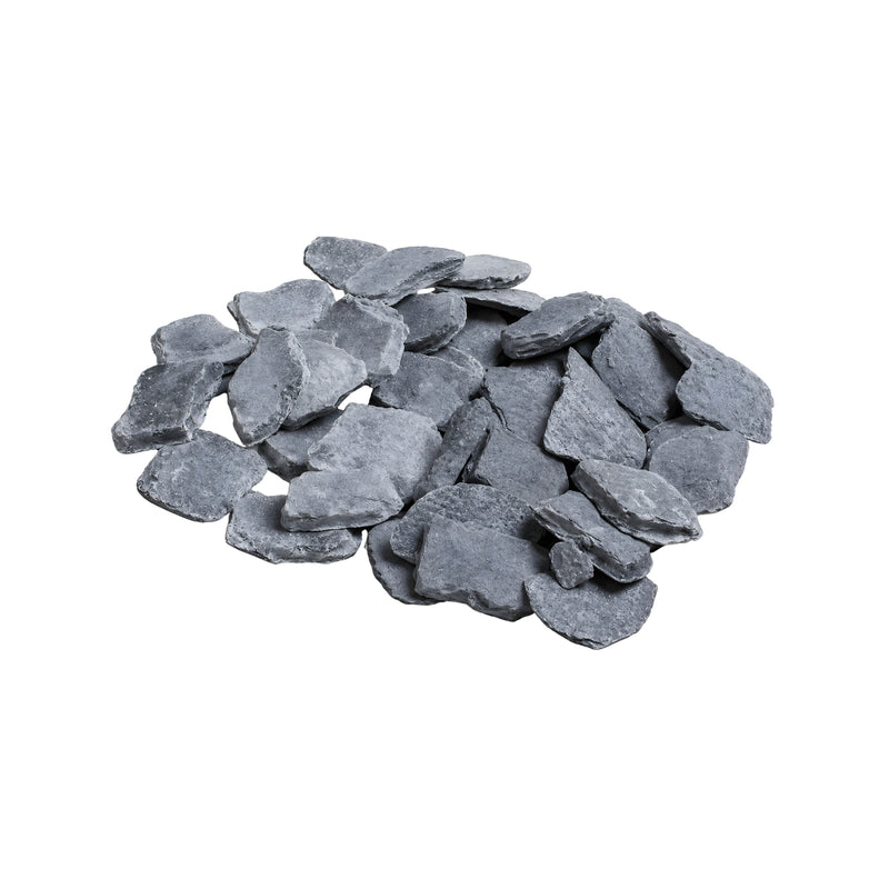 Decoratieve Steenchips Grijs 20 Stuks