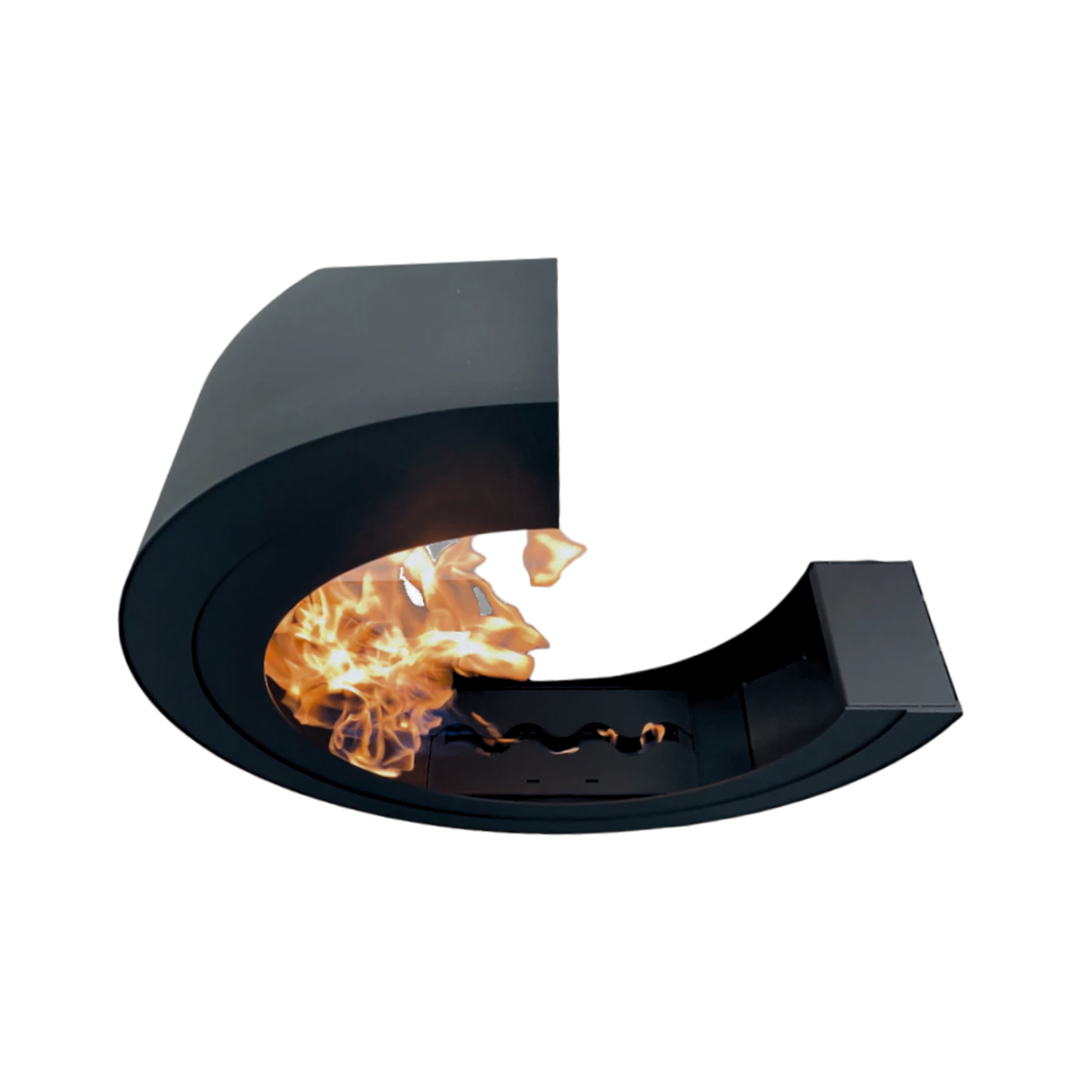 Erta 80 3/4 Freestanding Bio Stove Fireplace