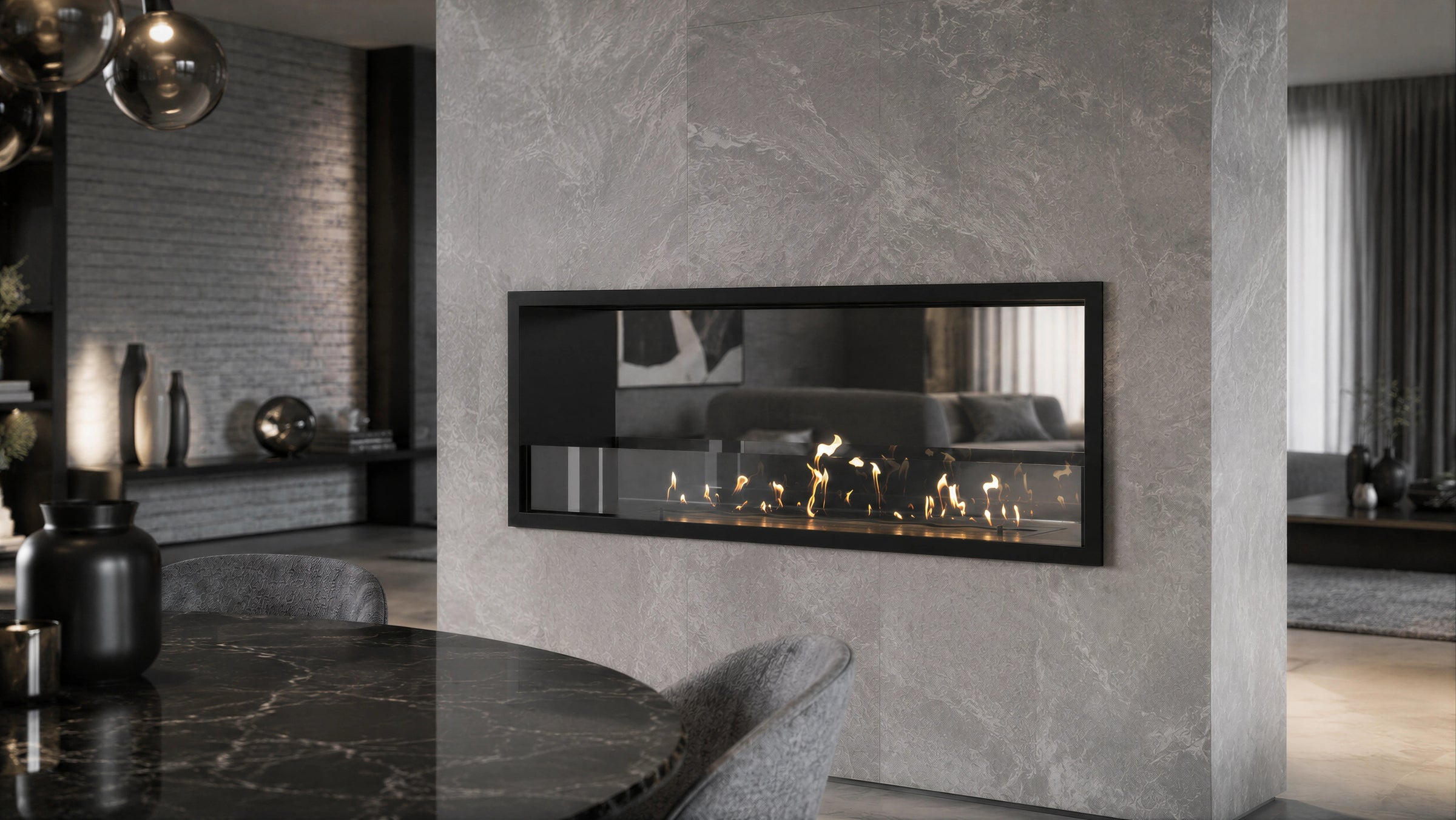 Fame Bio Ethanol Doorkijkhaard 110 cm
