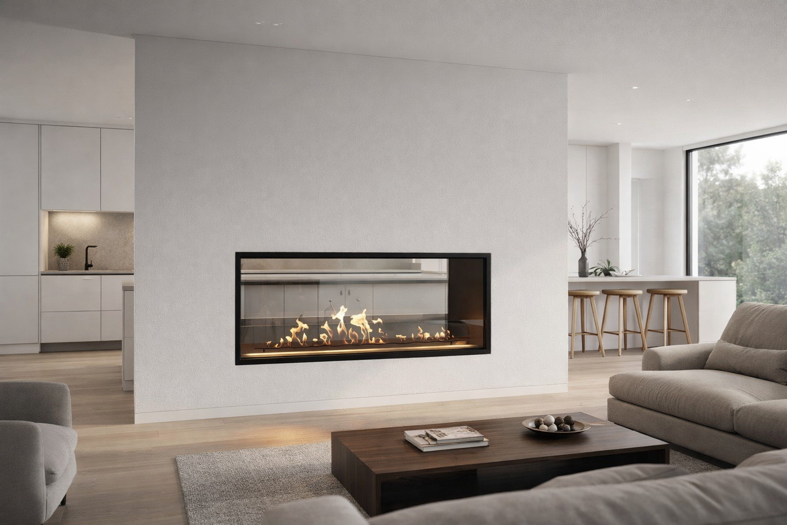 Fame Bio Ethanol Doorkijkhaard 120 cm