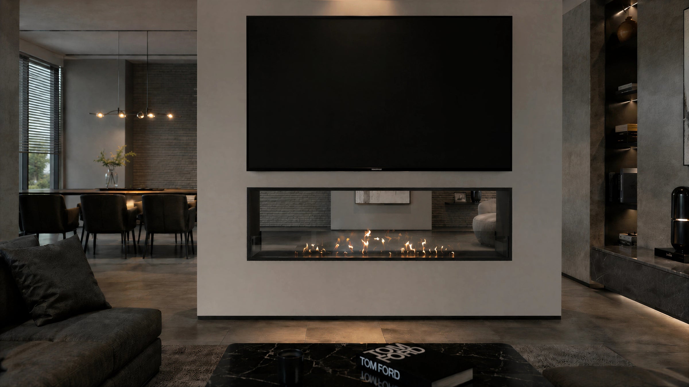 Fame Bio Ethanol Doorkijkhaard 130 cm