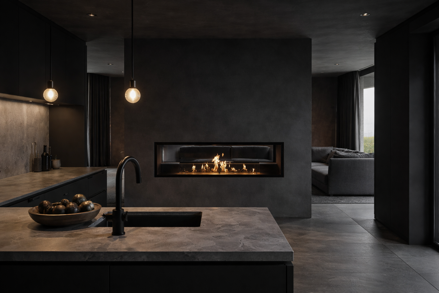 Fame Bio Ethanol Doorkijkhaard 130 cm