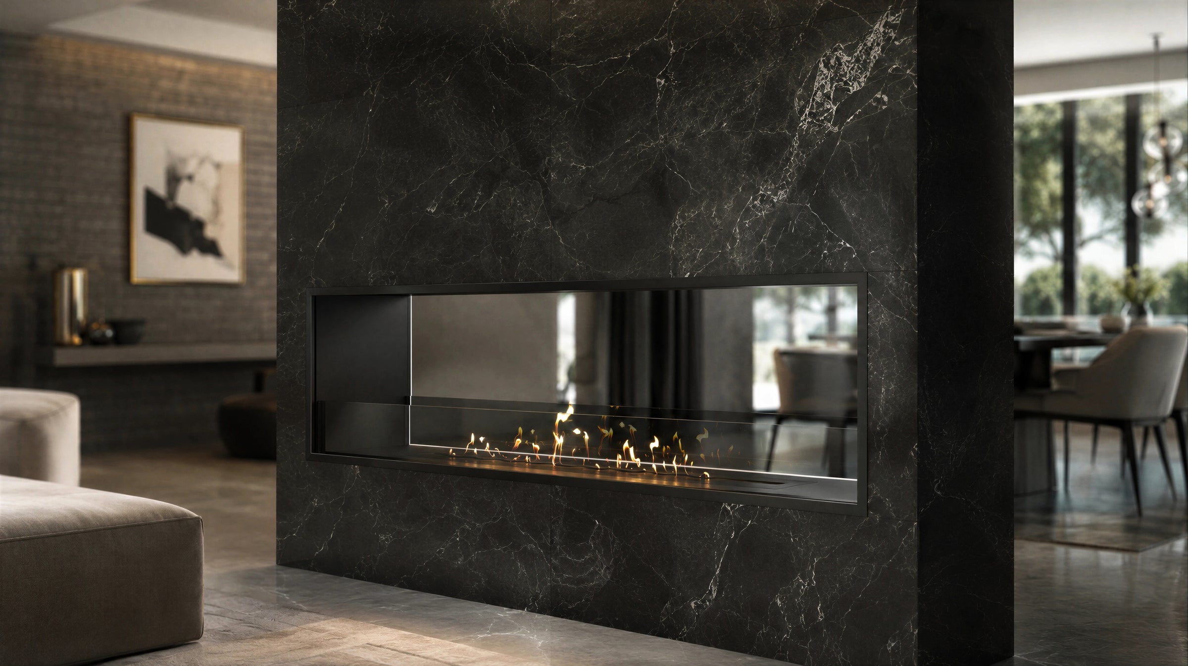 Fame Bio Ethanol Doorkijkhaard 150 cm
