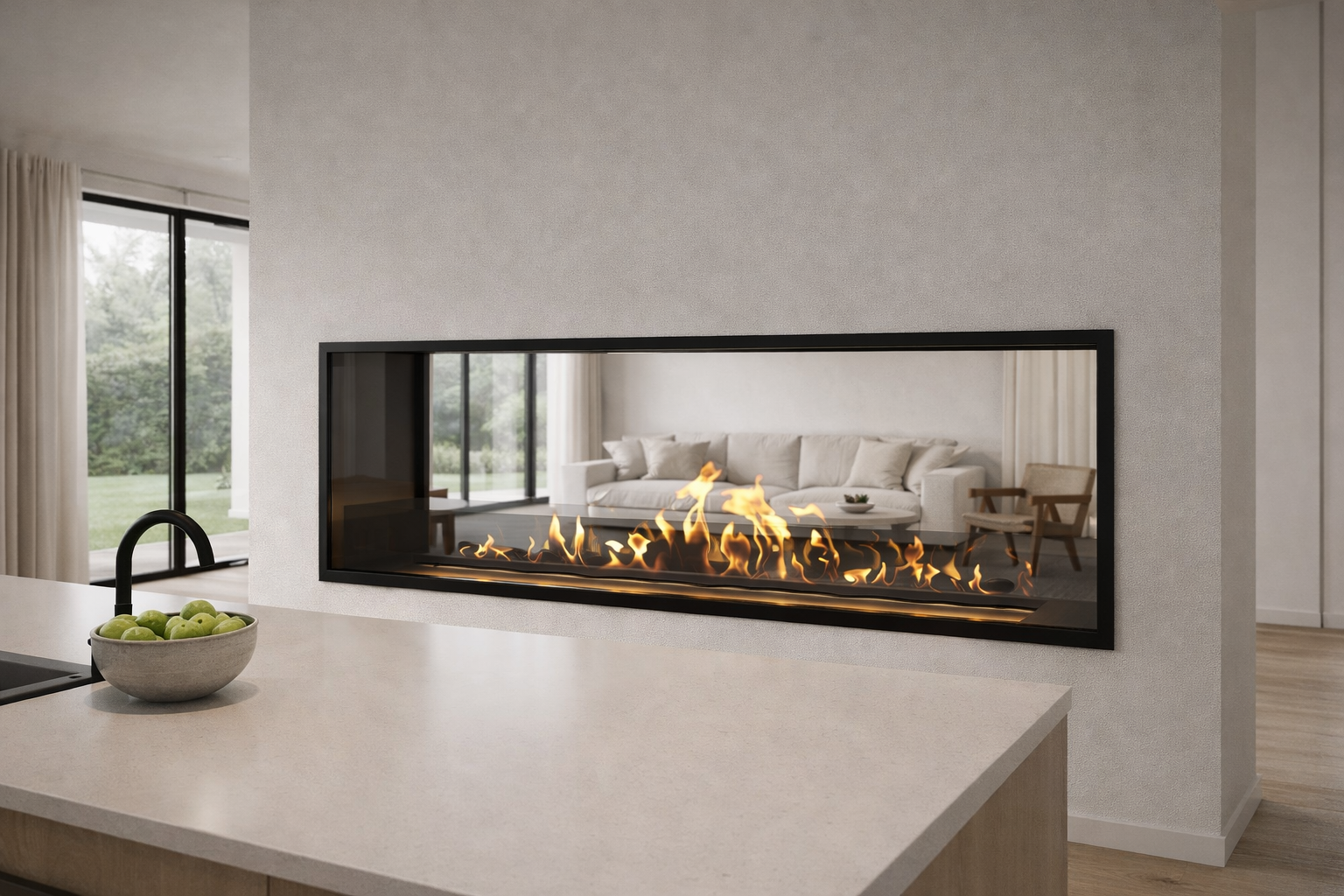 Fame Bio Ethanol Doorkijkhaard 160 cm