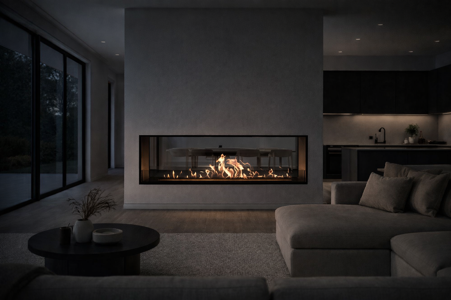 Fame Bio Ethanol Doorkijkhaard 170 cm