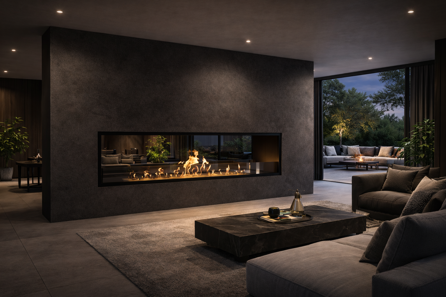 Fame Bio Ethanol Doorkijkhaard 200 cm