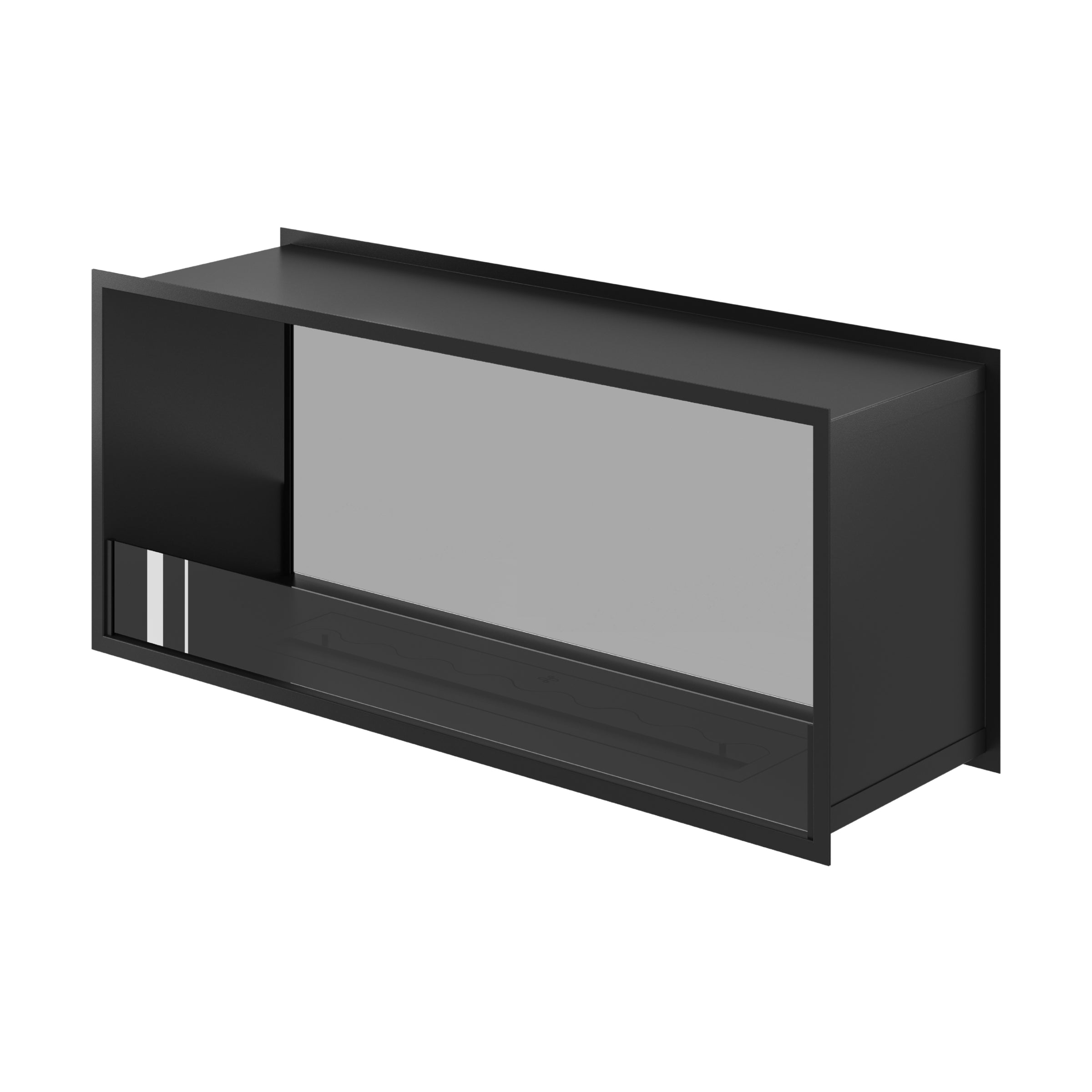 Fame Doorkijkhaard Enkel Volle Glas 120 cm