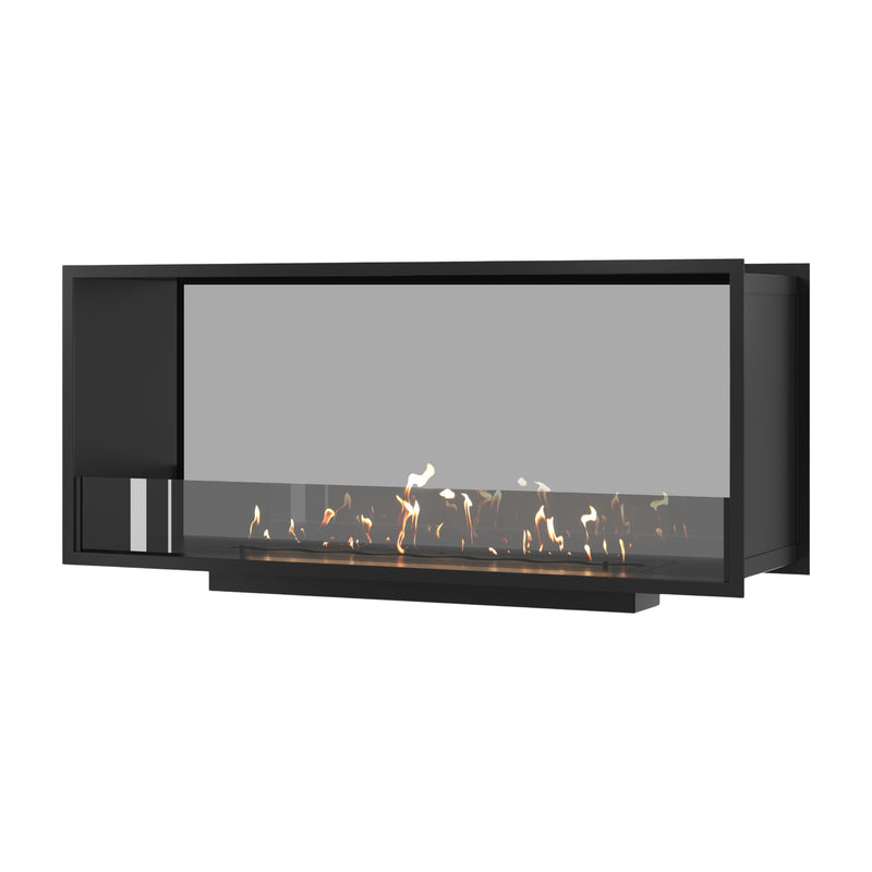 Fame Doorkijkhaard Enkel Volle Glas 120 cm