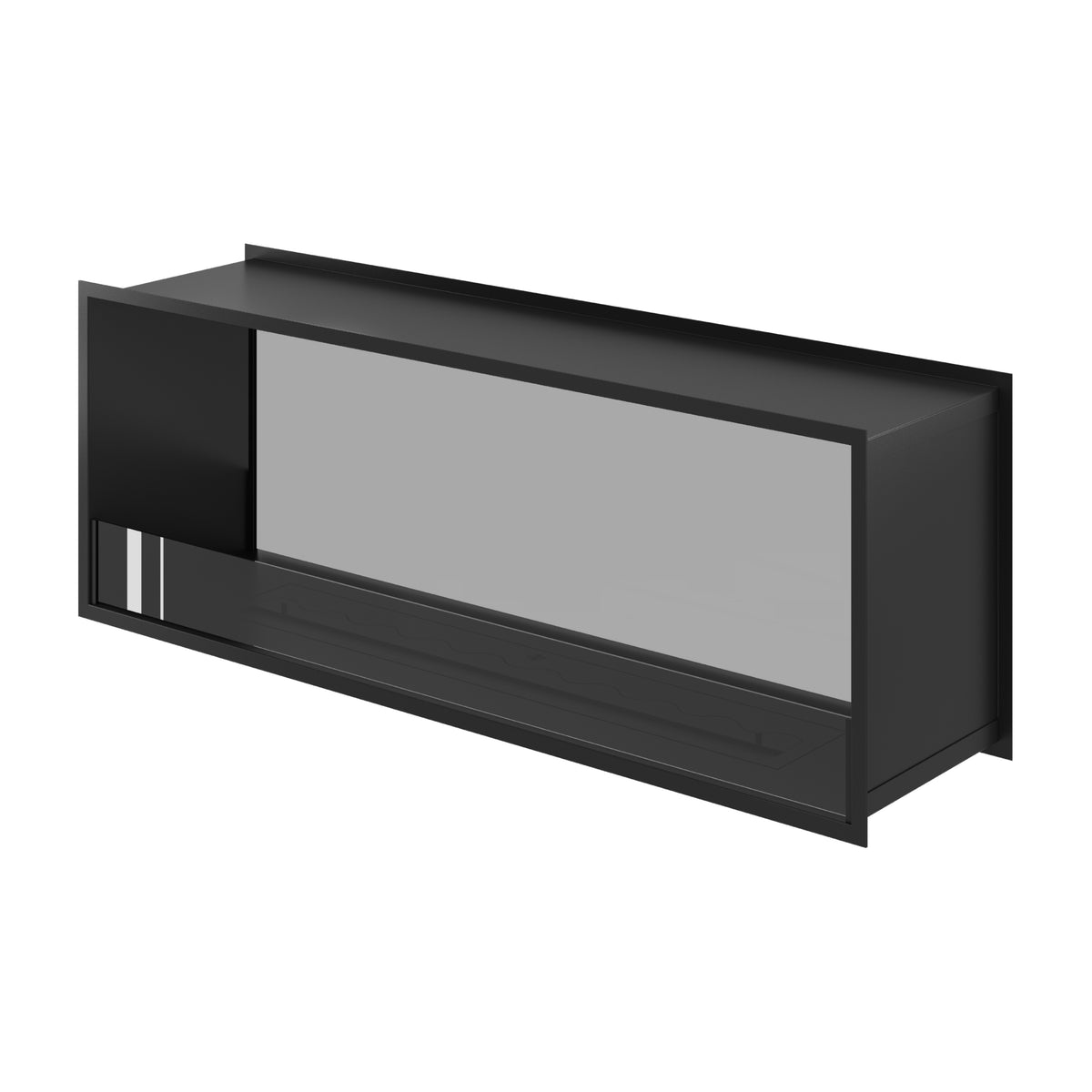 Fame Doorkijkhaard Enkel Volle Glas 140 cm