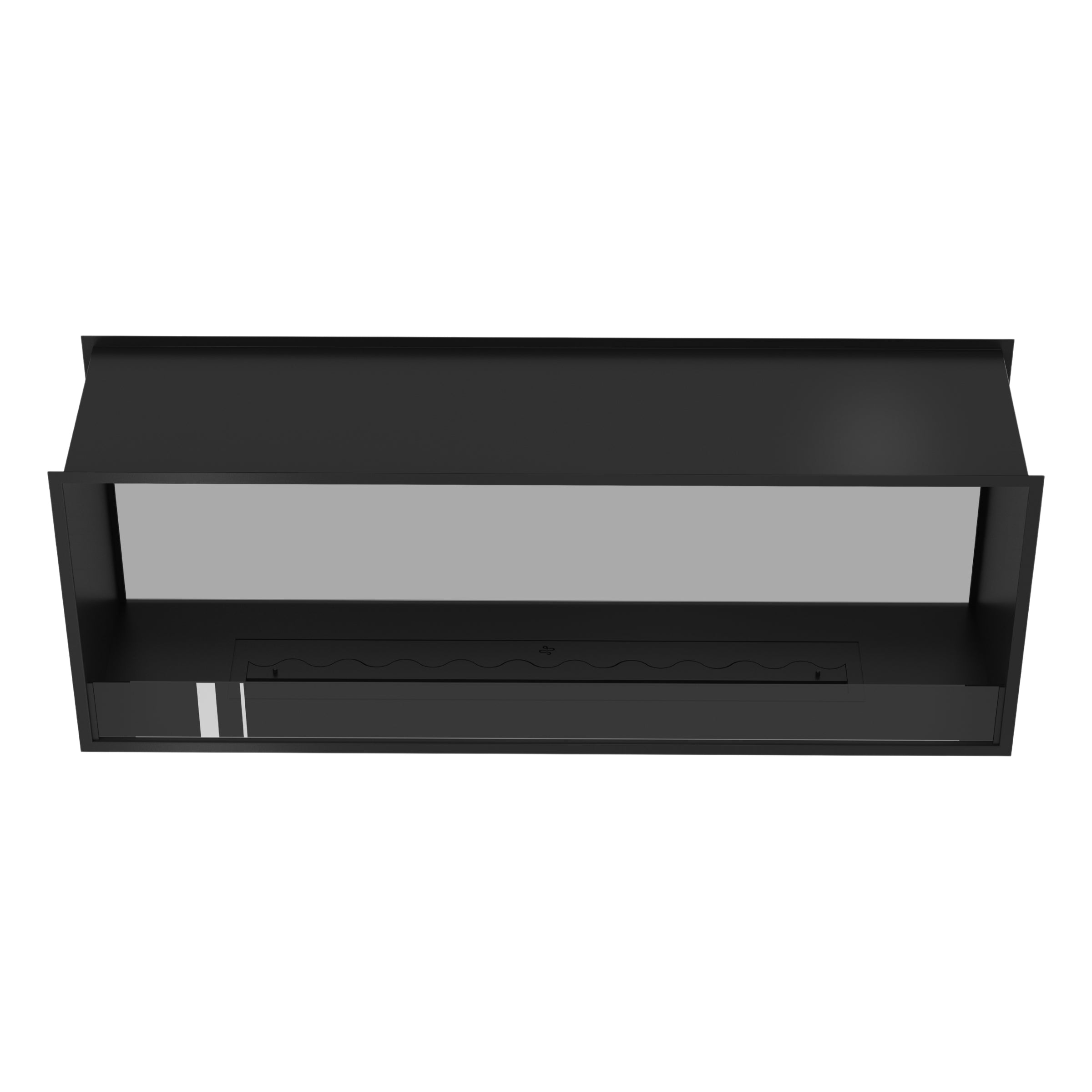 Fame Doorkijkhaard Enkel Volle Glas 160 cm