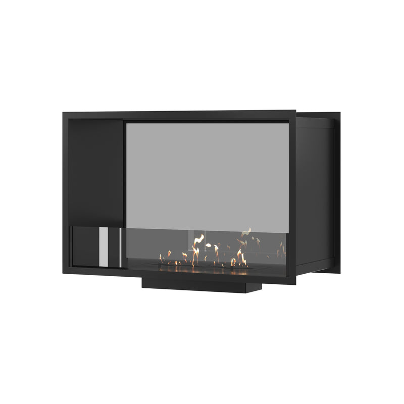 Fame Doorkijkhaard Enkel Volle Glas 60 cm