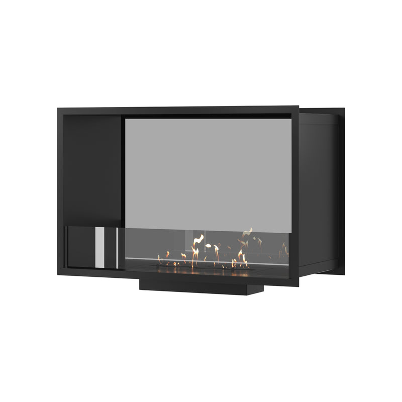 Fame Doorkijkhaard Enkel Volle Glas 80 cm