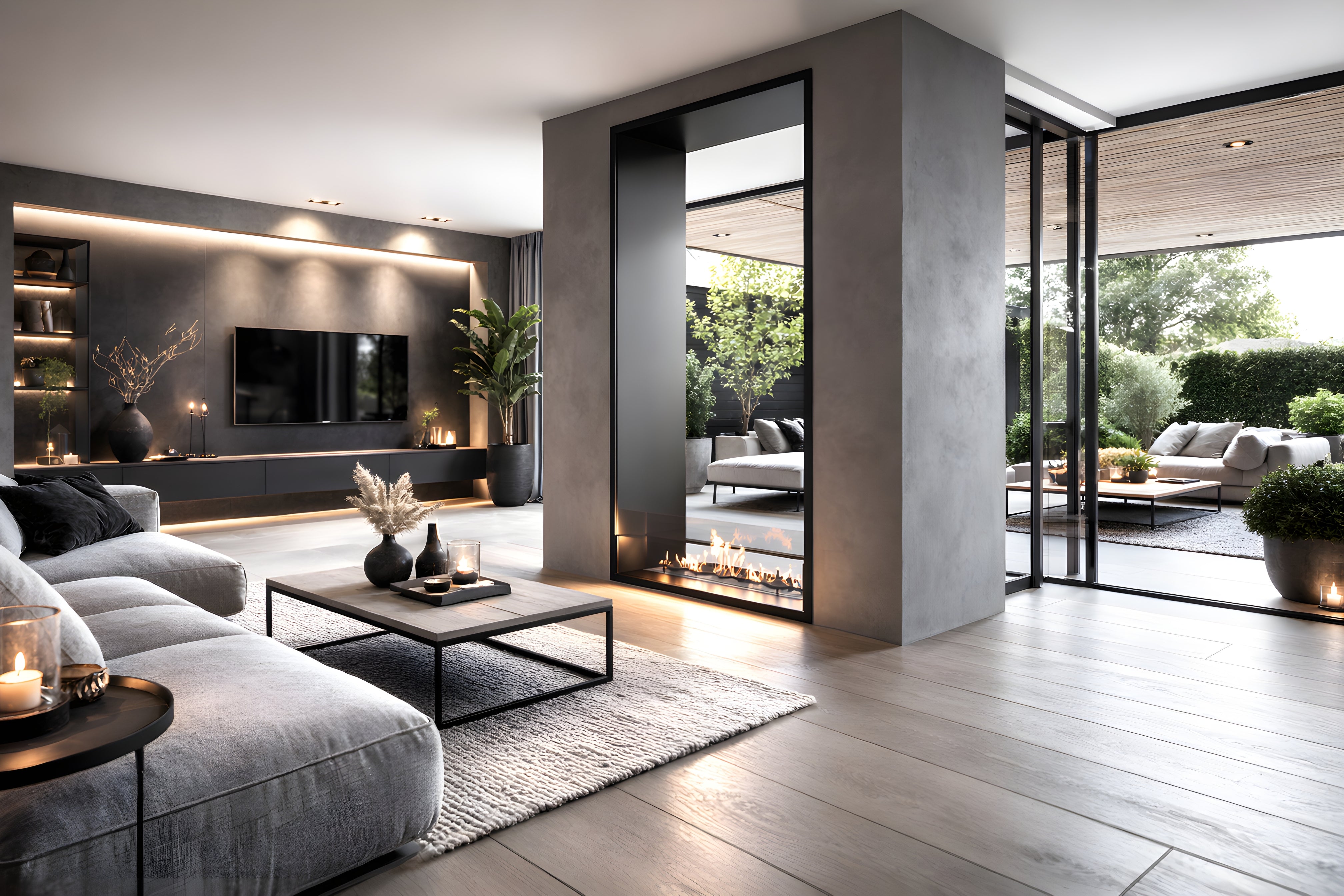 Fame Vertical Bio Ethanol Doorkijkhaard 100 x 100 cm