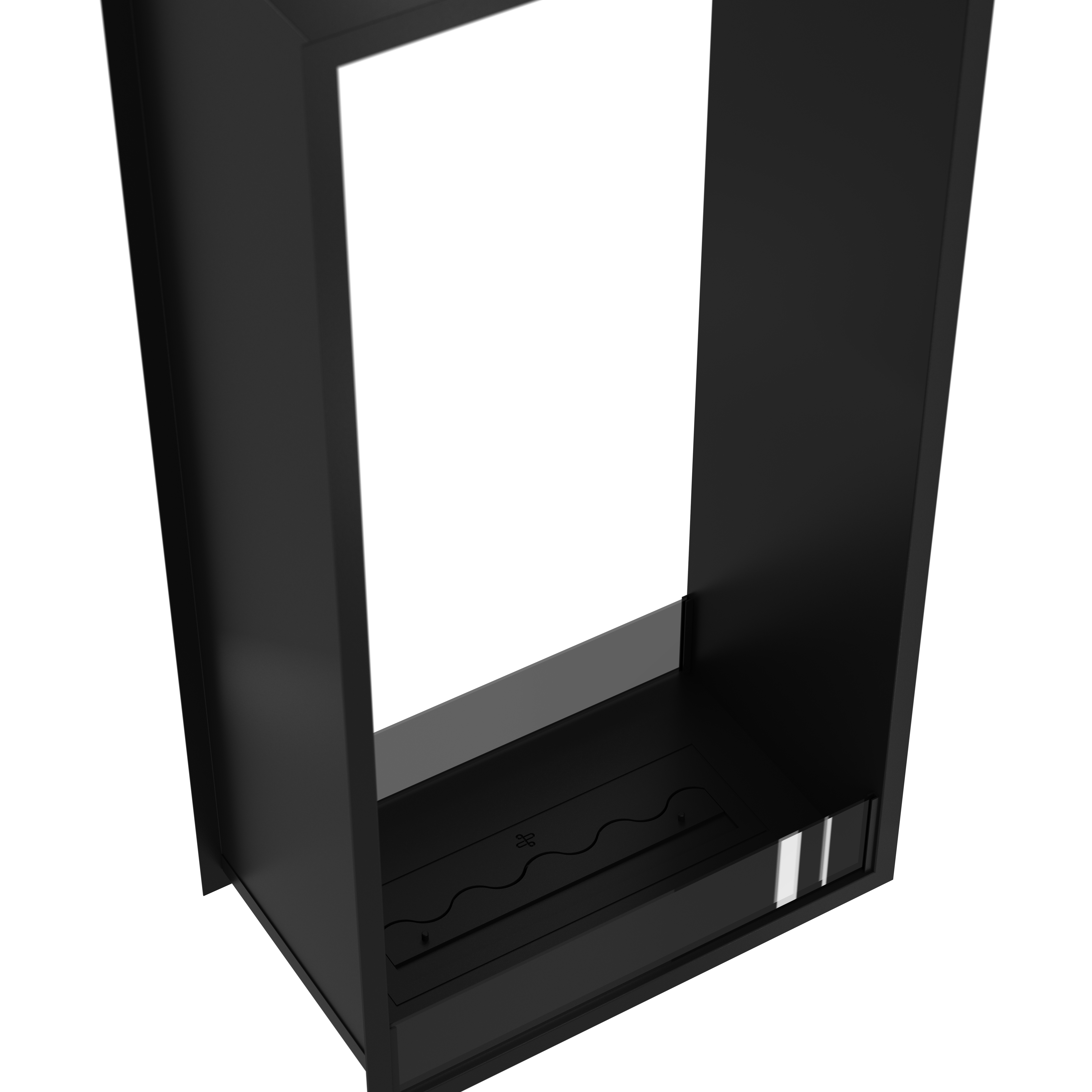 Fame Vertical Bio Ethanol Doorkijkhaard 70 x 140 cm