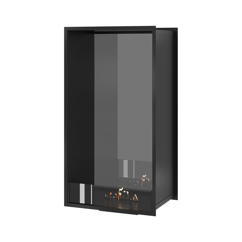 Fame Vertical Doorkijkhaard Enkel Volle Glas 60 x 140 cm
