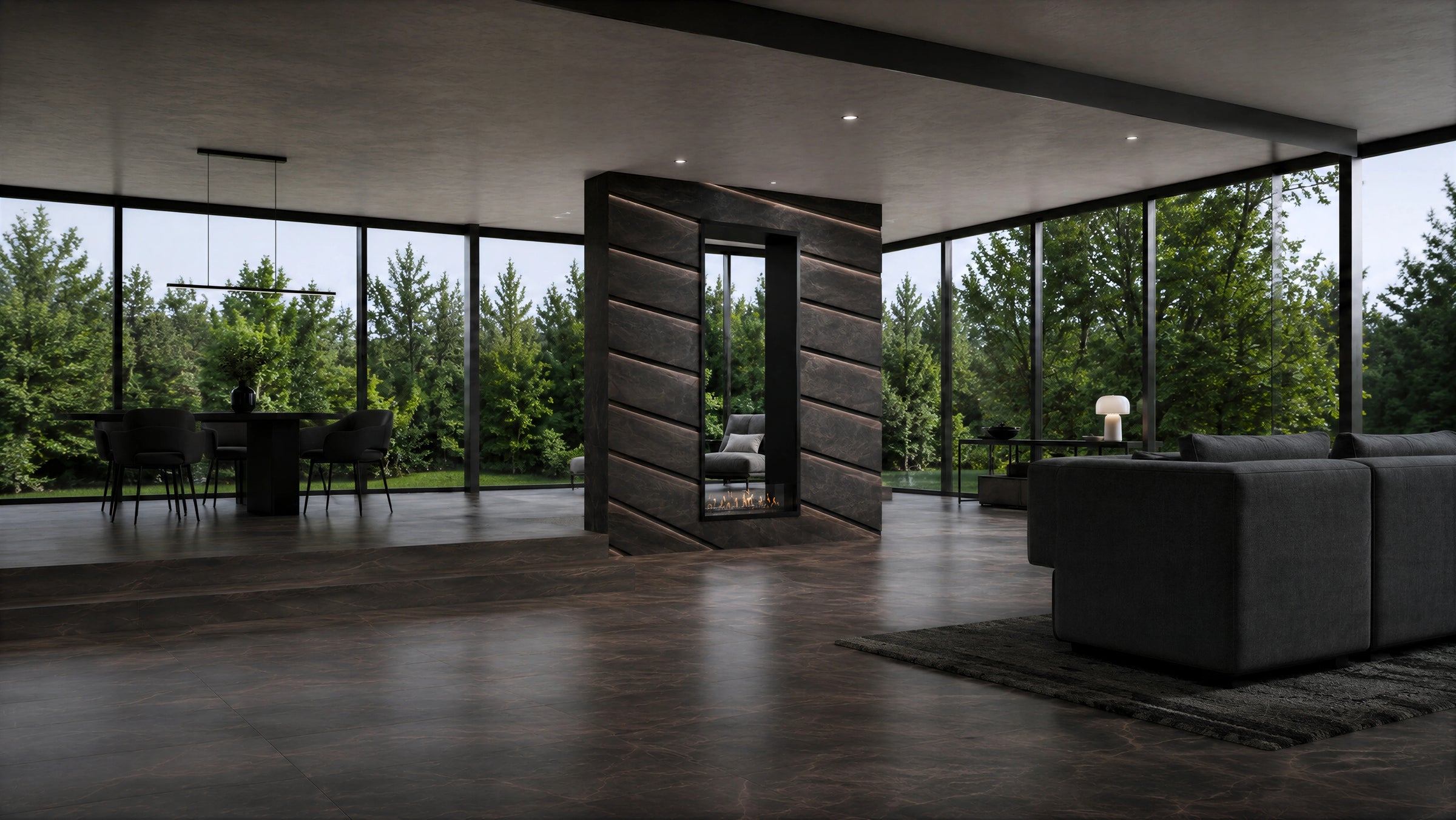 Fame Vertical Bio Ethanol Doorkijkhaard 80 x 180 cm