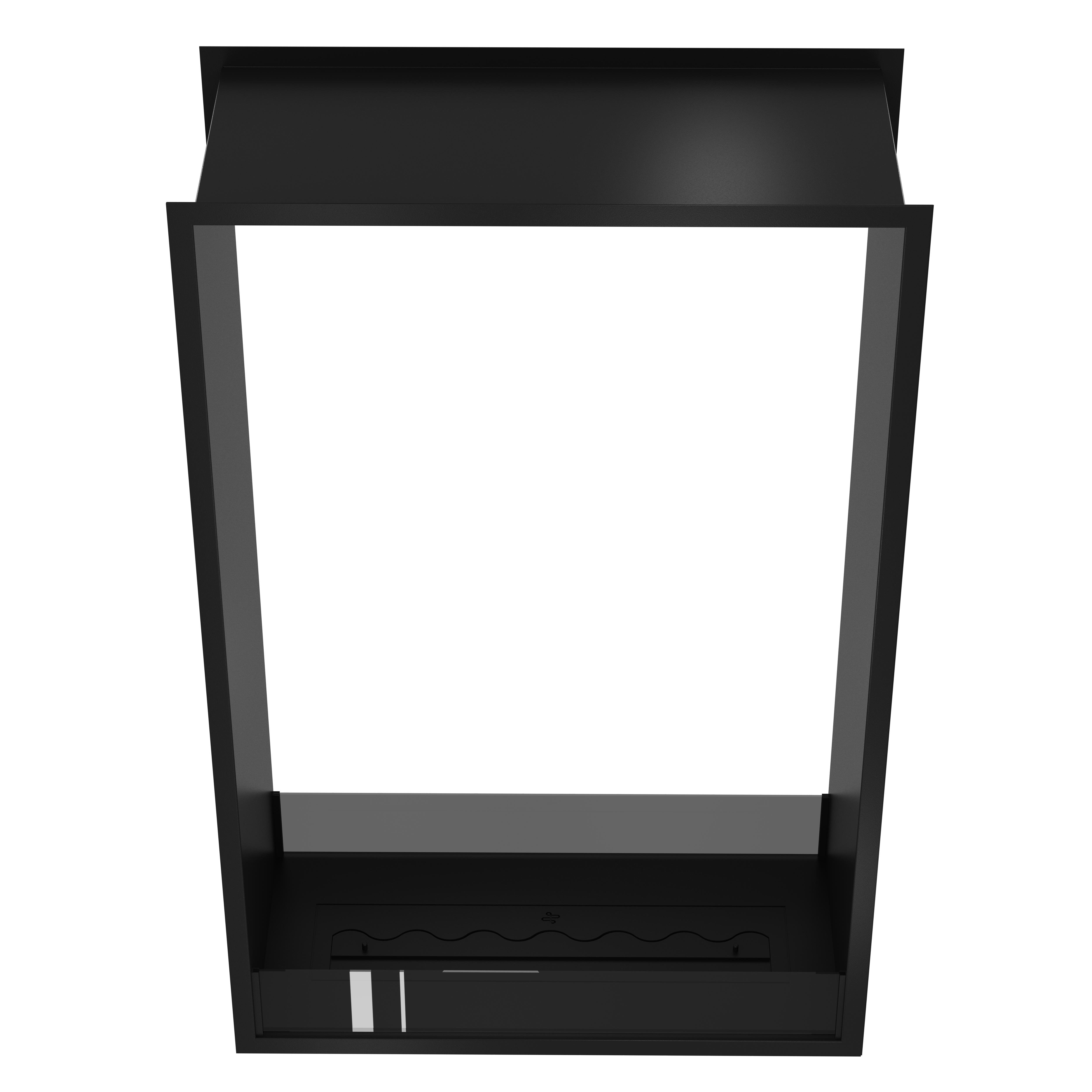 Fame Vertical Bio Ethanol Doorkijkhaard 90 x 120 cm