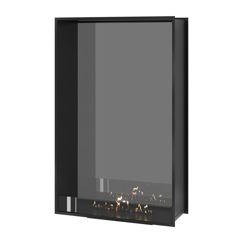 Fame Vertical Doorkijkhaard Enkel Volle Glas 100 x 180 cm