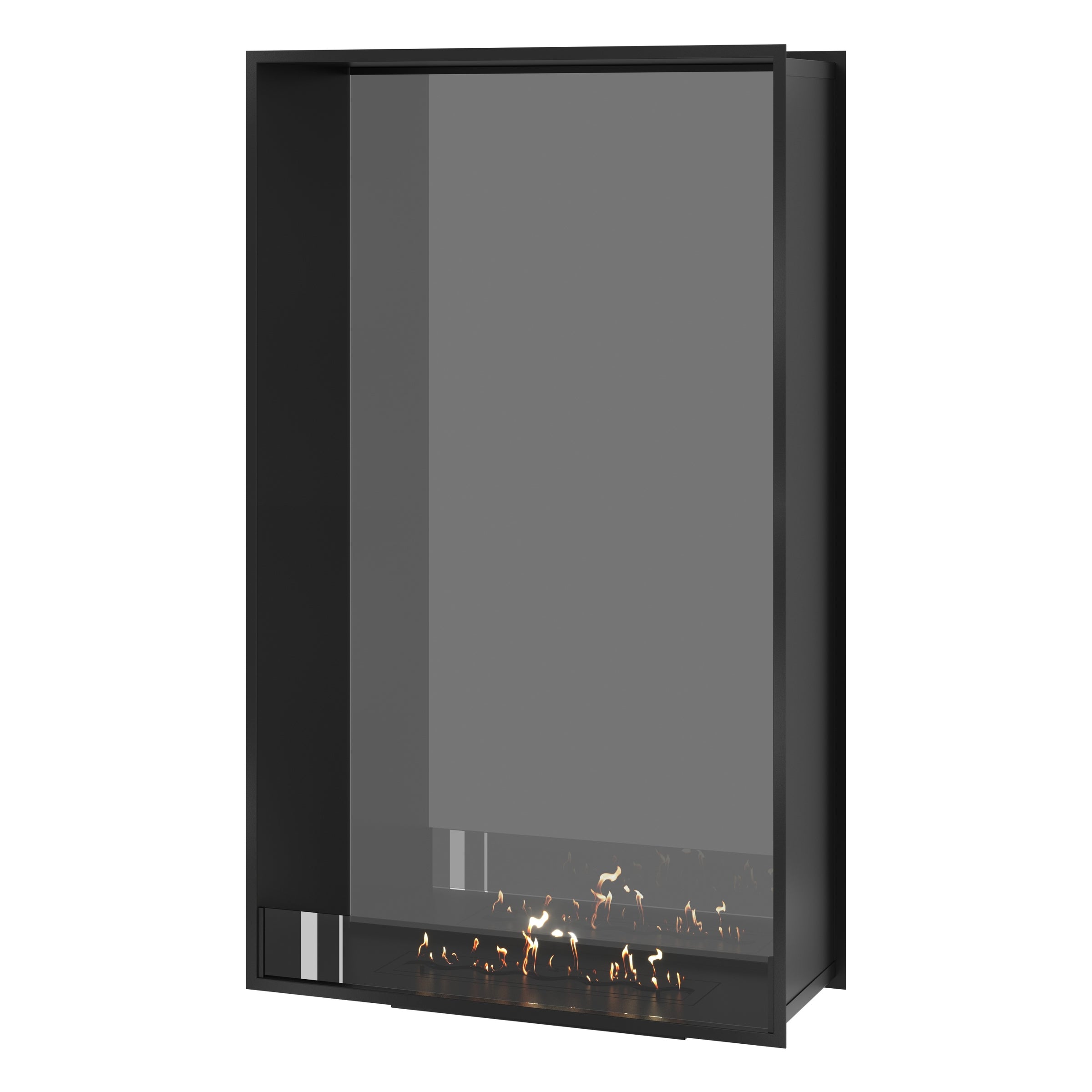 Fame Vertical Doorkijkhaard Enkel Volle Glas 100 x 200 cm