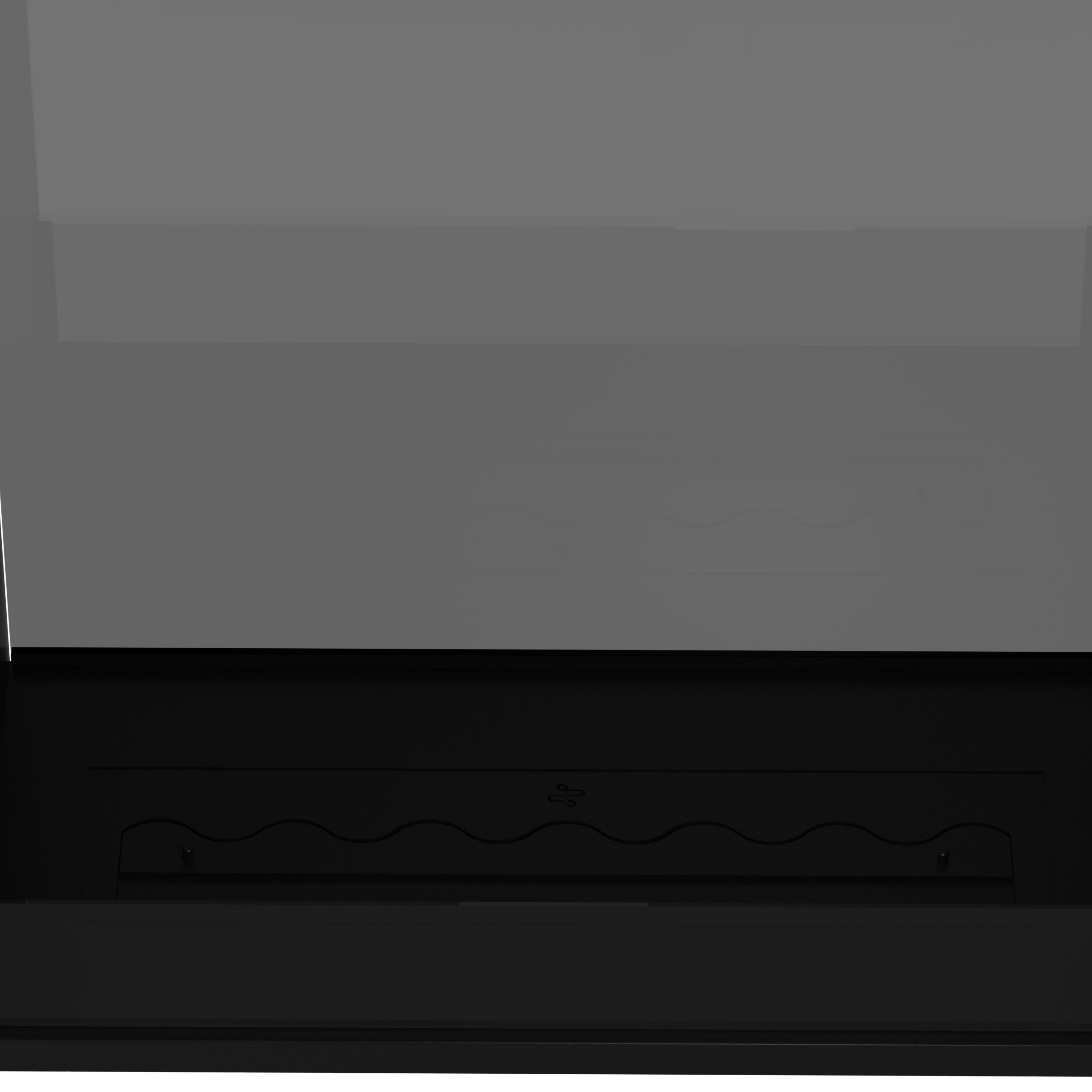 Fame Vertical Doorkijkhaard Enkel Volle Glas 100 x 120 cm