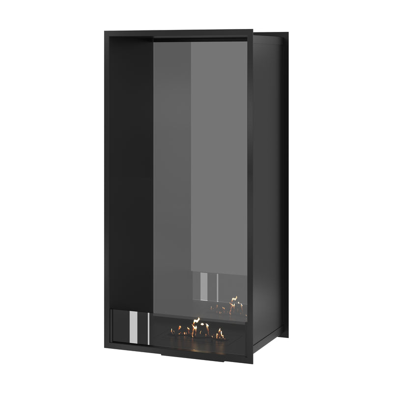 Fame Vertical Doorkijkhaard Enkel Volle Glas 60 x 180 cm