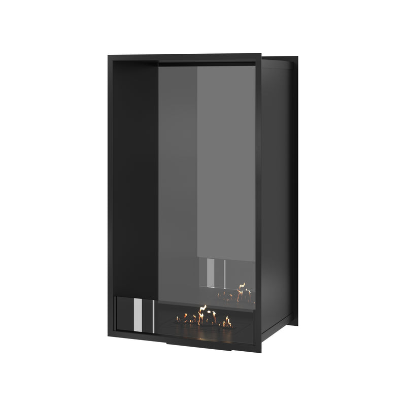 Fame Vertical Doorkijkhaard Enkel Volle Glas 60 x 120 cm