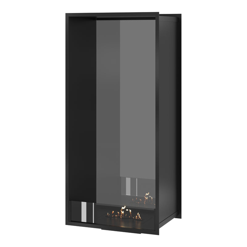 Fame Vertical Doorkijkhaard Enkel Volle Glas 60 x 200 cm