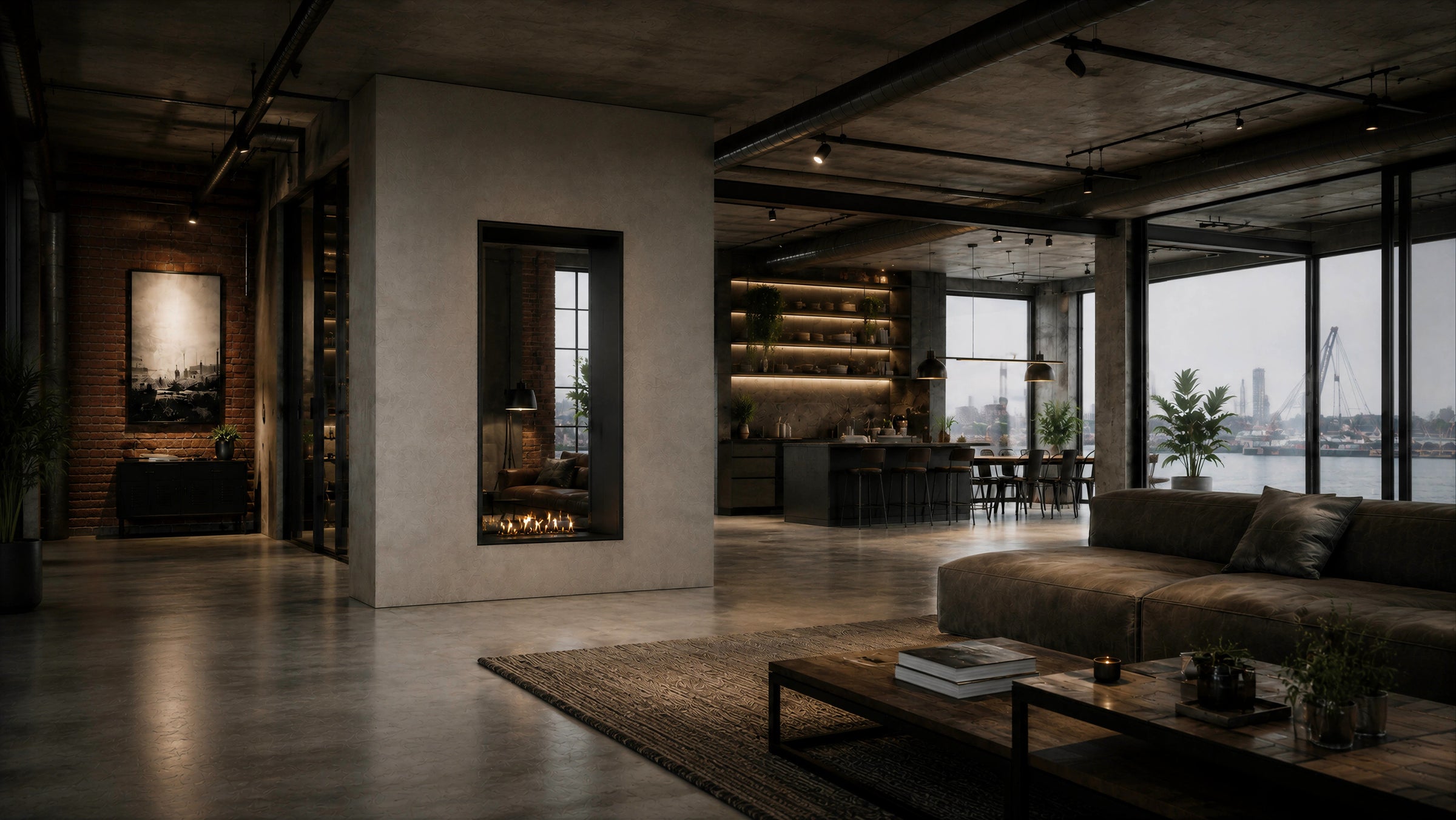 Fame Vertical Doorkijkhaard Enkel Volle Glas 70 x 160 cm