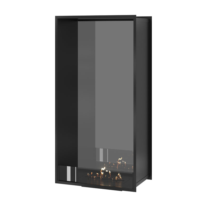 Fame Vertical Doorkijkhaard Enkel Volle Glas 70 x 180 cm